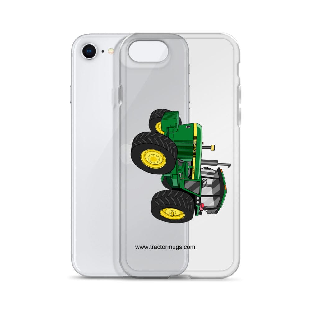 The Tractor Mugs Store John Deere 4240 | Clear Case for iPhone® Quality Farmers Merch