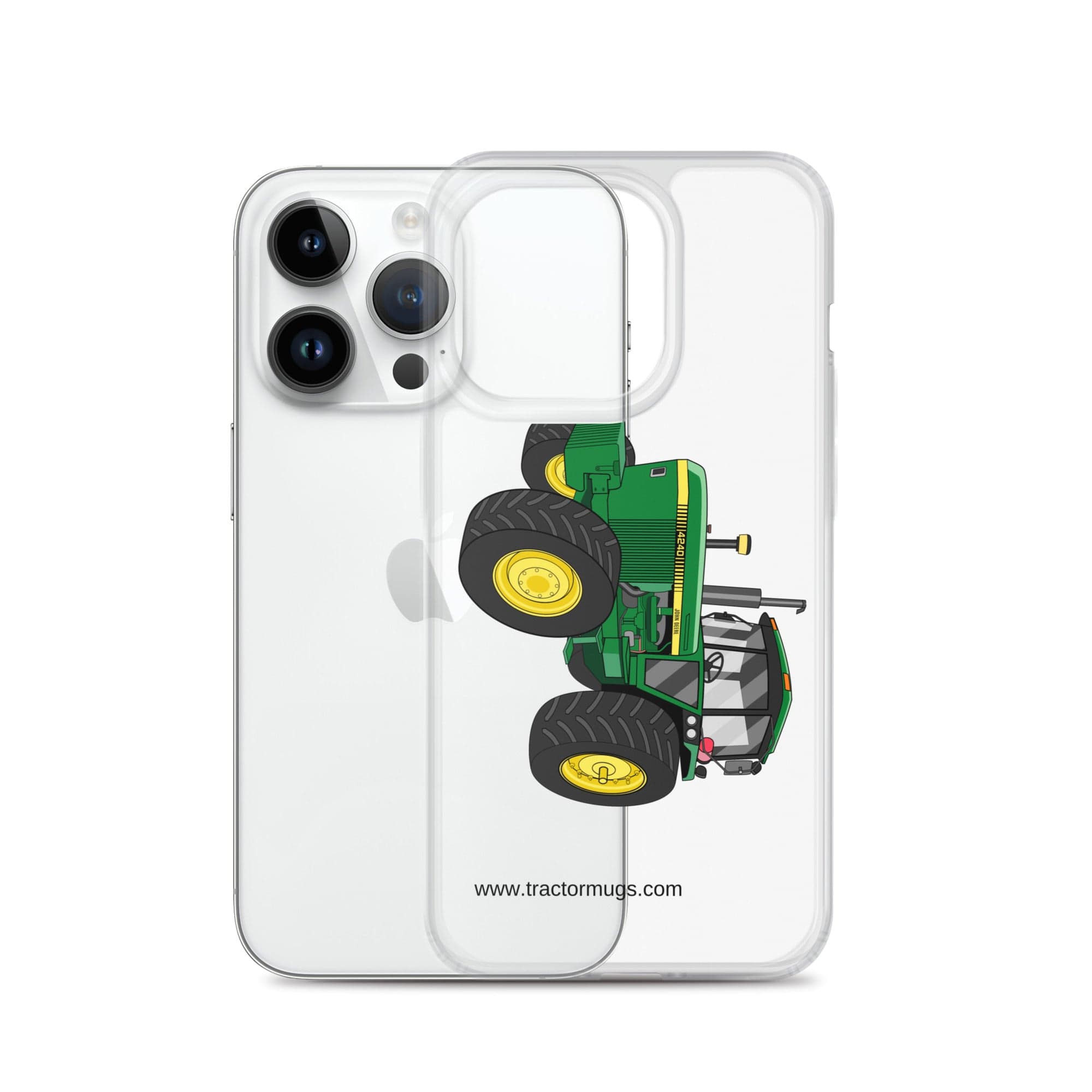 The Tractor Mugs Store John Deere 4240 | Clear Case for iPhone® Quality Farmers Merch