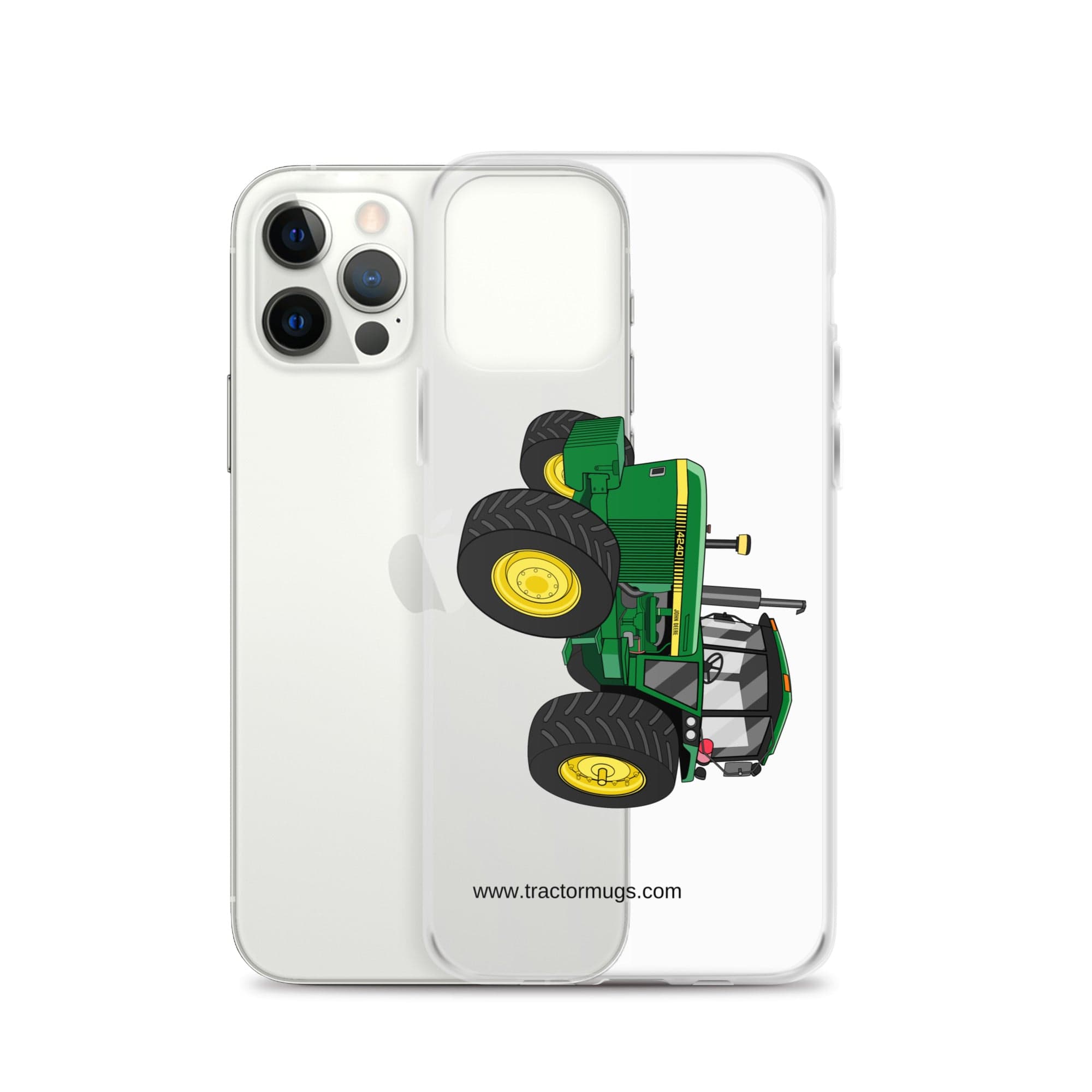 The Tractor Mugs Store John Deere 4240 | Clear Case for iPhone® Quality Farmers Merch