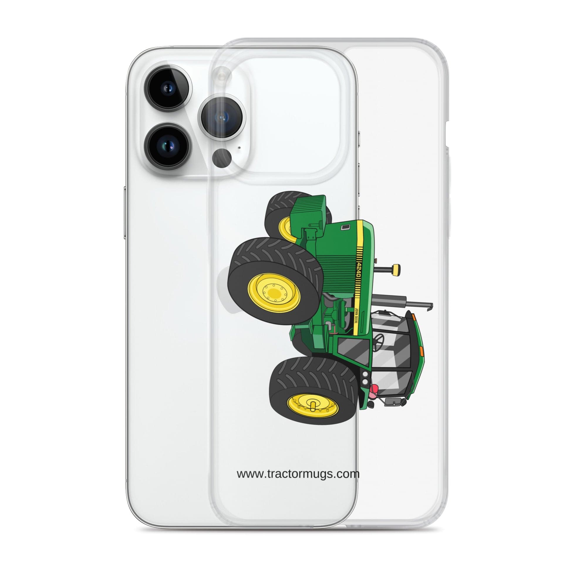 The Tractor Mugs Store John Deere 4240 | Clear Case for iPhone® Quality Farmers Merch