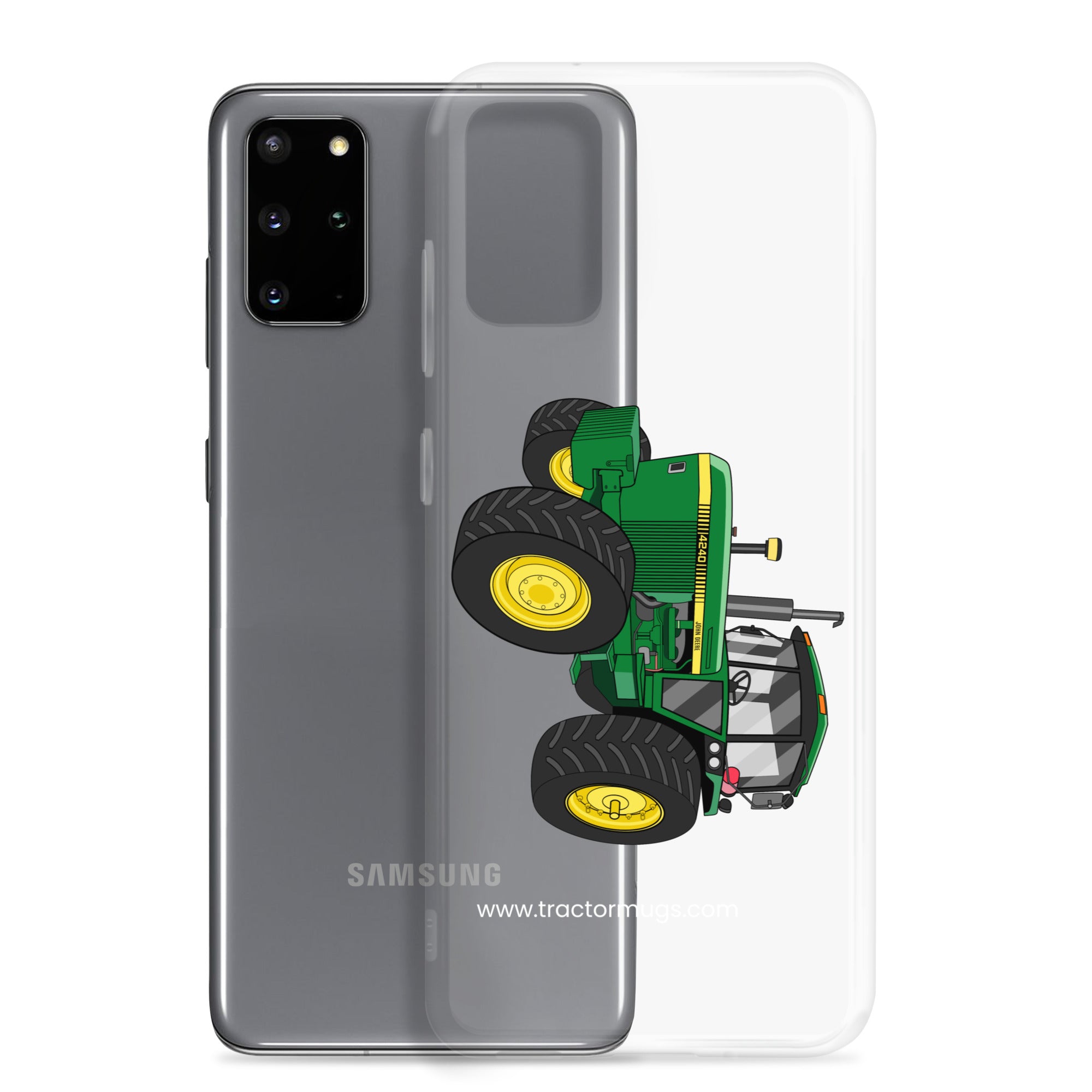 The Tractor Mugs Store John Deere 4240 | Clear Case for Samsung® Quality Farmers Merch
