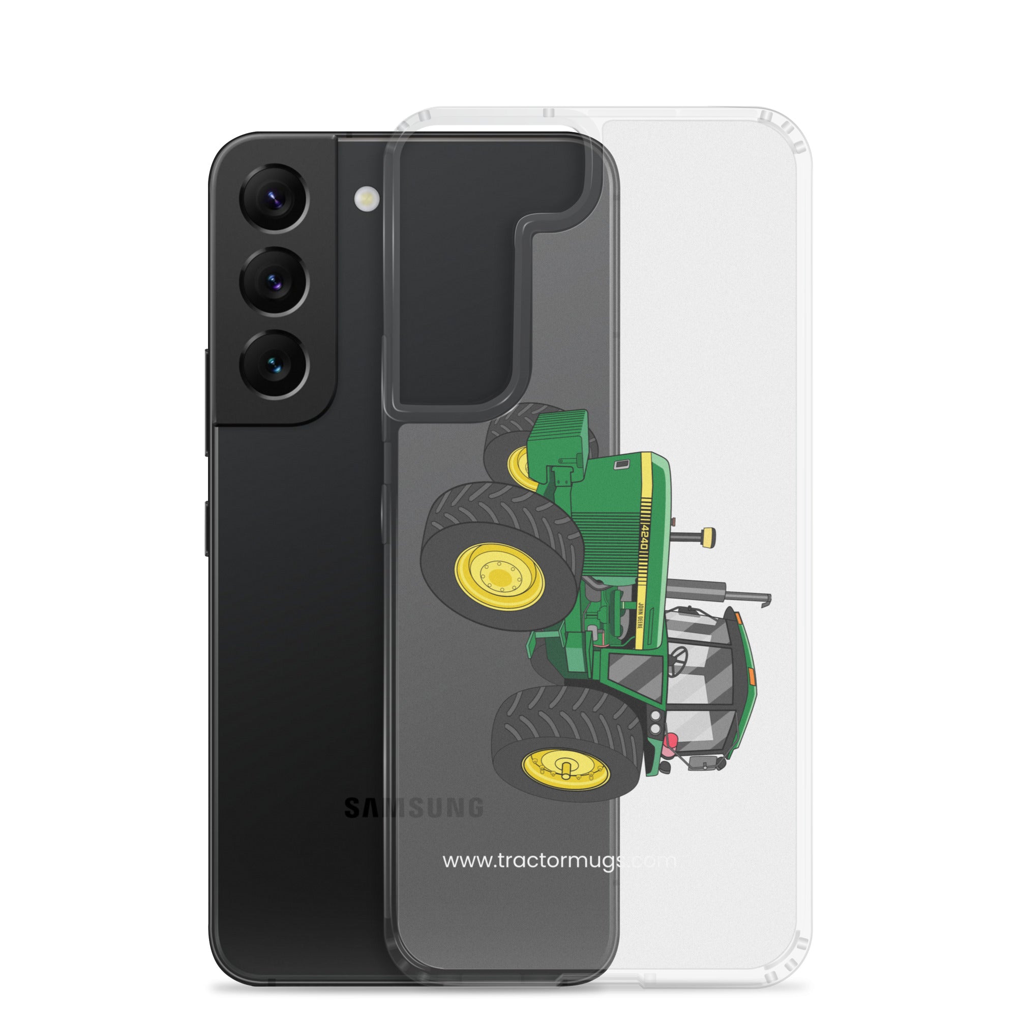 The Tractor Mugs Store John Deere 4240 | Clear Case for Samsung® Quality Farmers Merch