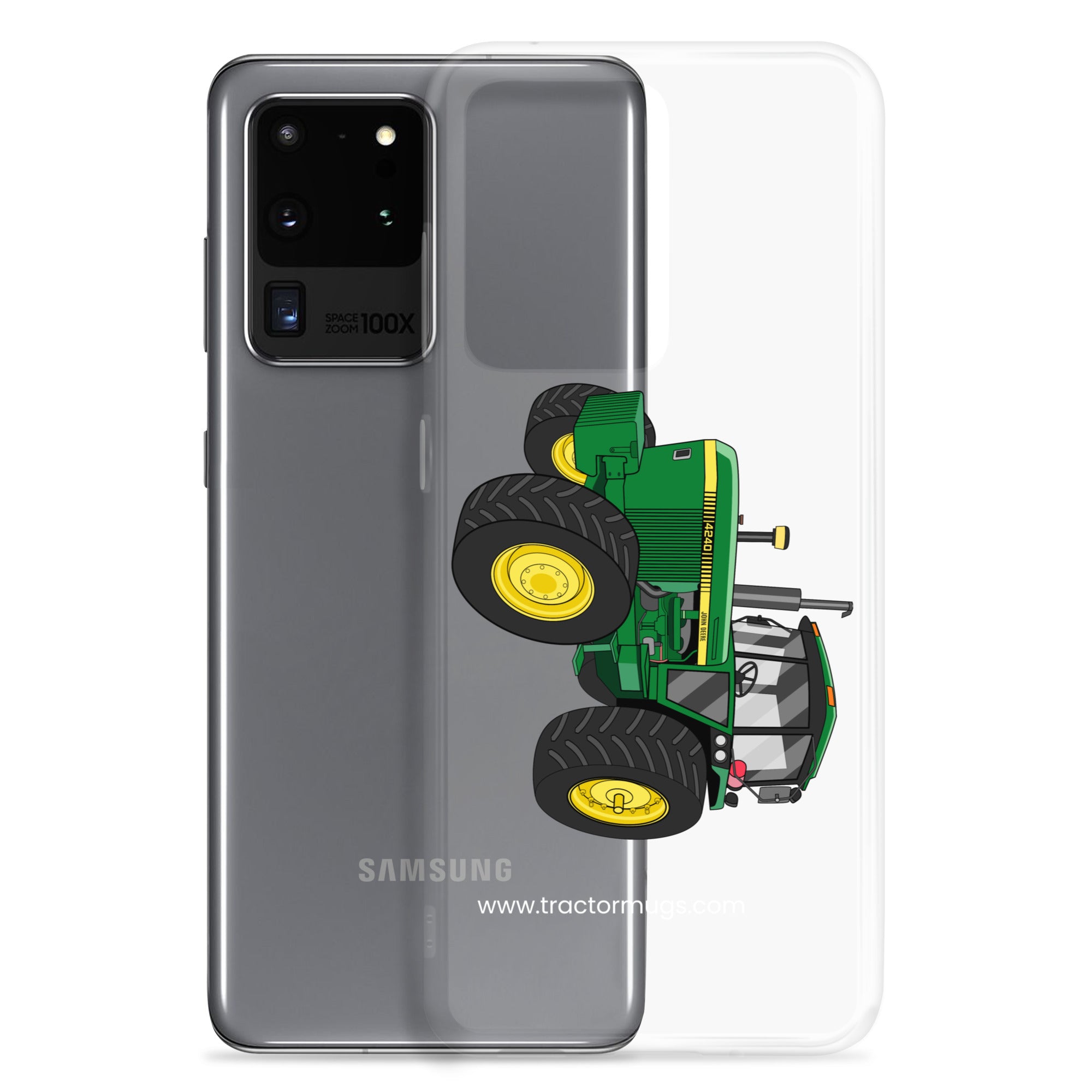 The Tractor Mugs Store John Deere 4240 | Clear Case for Samsung® Quality Farmers Merch