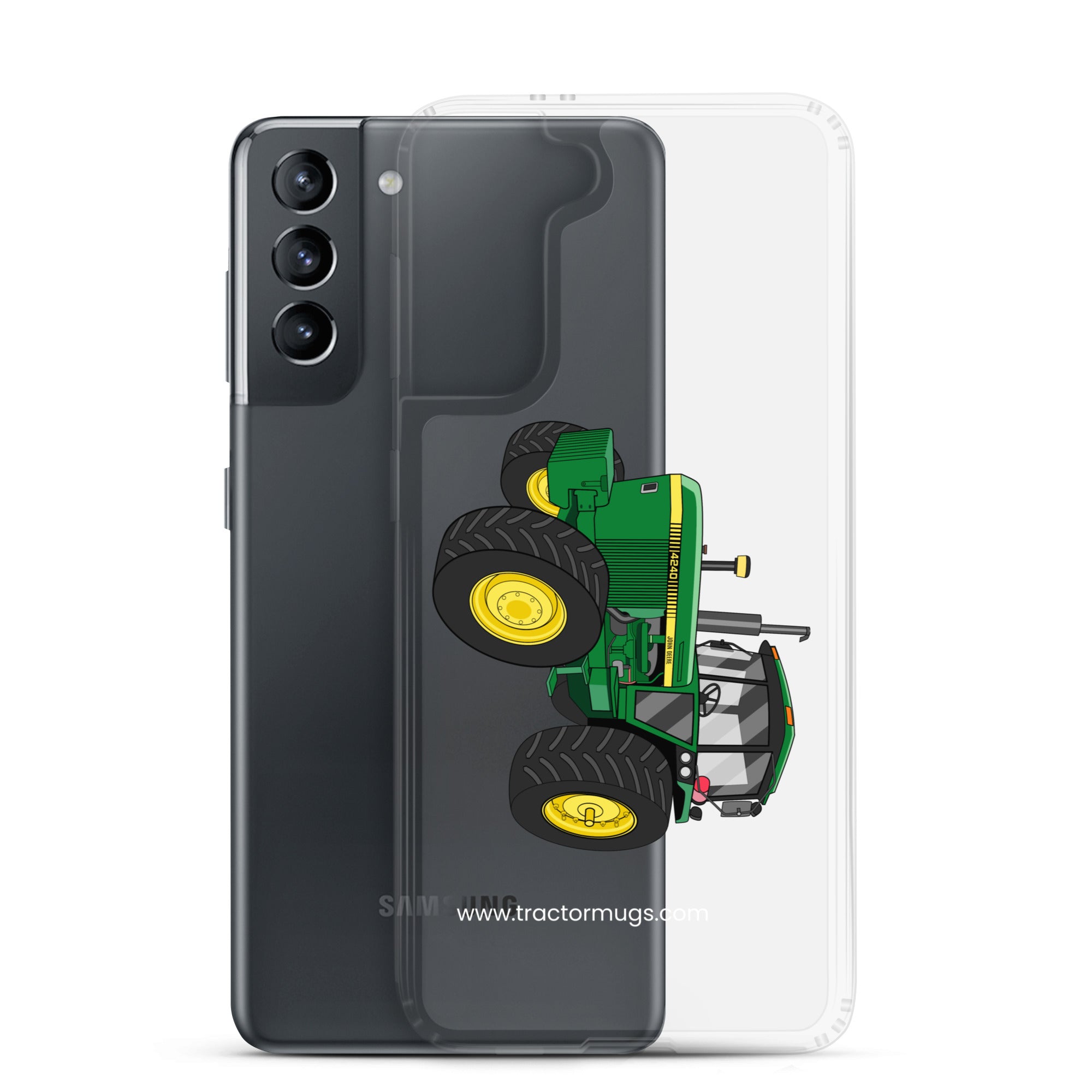 The Tractor Mugs Store John Deere 4240 | Clear Case for Samsung® Quality Farmers Merch