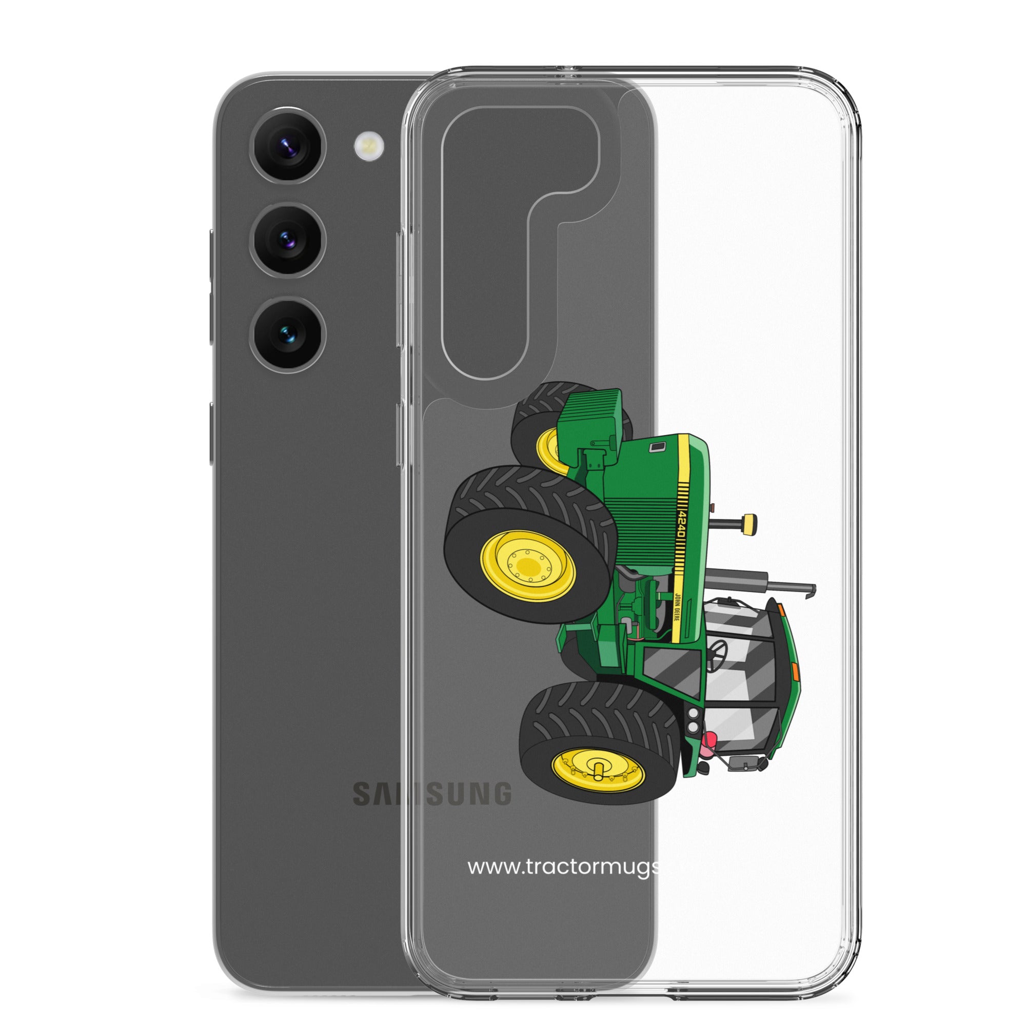 The Tractor Mugs Store John Deere 4240 | Clear Case for Samsung® Quality Farmers Merch