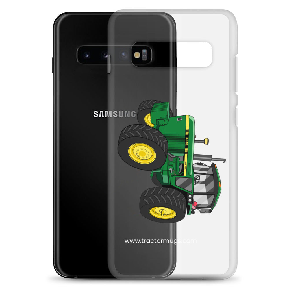 The Tractor Mugs Store John Deere 4240 | Clear Case for Samsung® Quality Farmers Merch