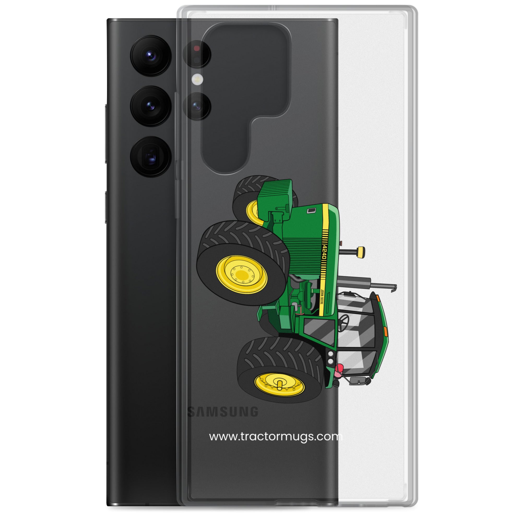 The Tractor Mugs Store John Deere 4240 | Clear Case for Samsung® Quality Farmers Merch