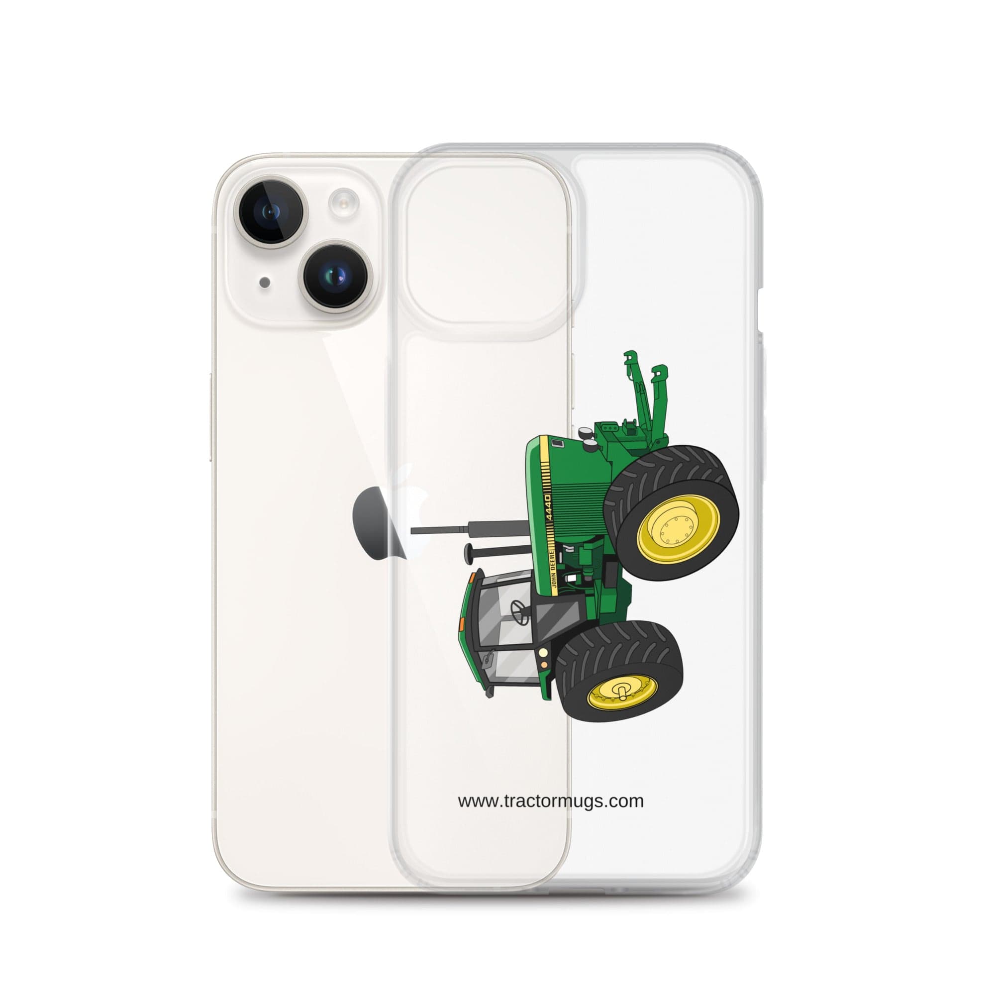 The Tractor Mugs Store John Deere 4440 4WD | Clear Case for iPhone® Quality Farmers Merch