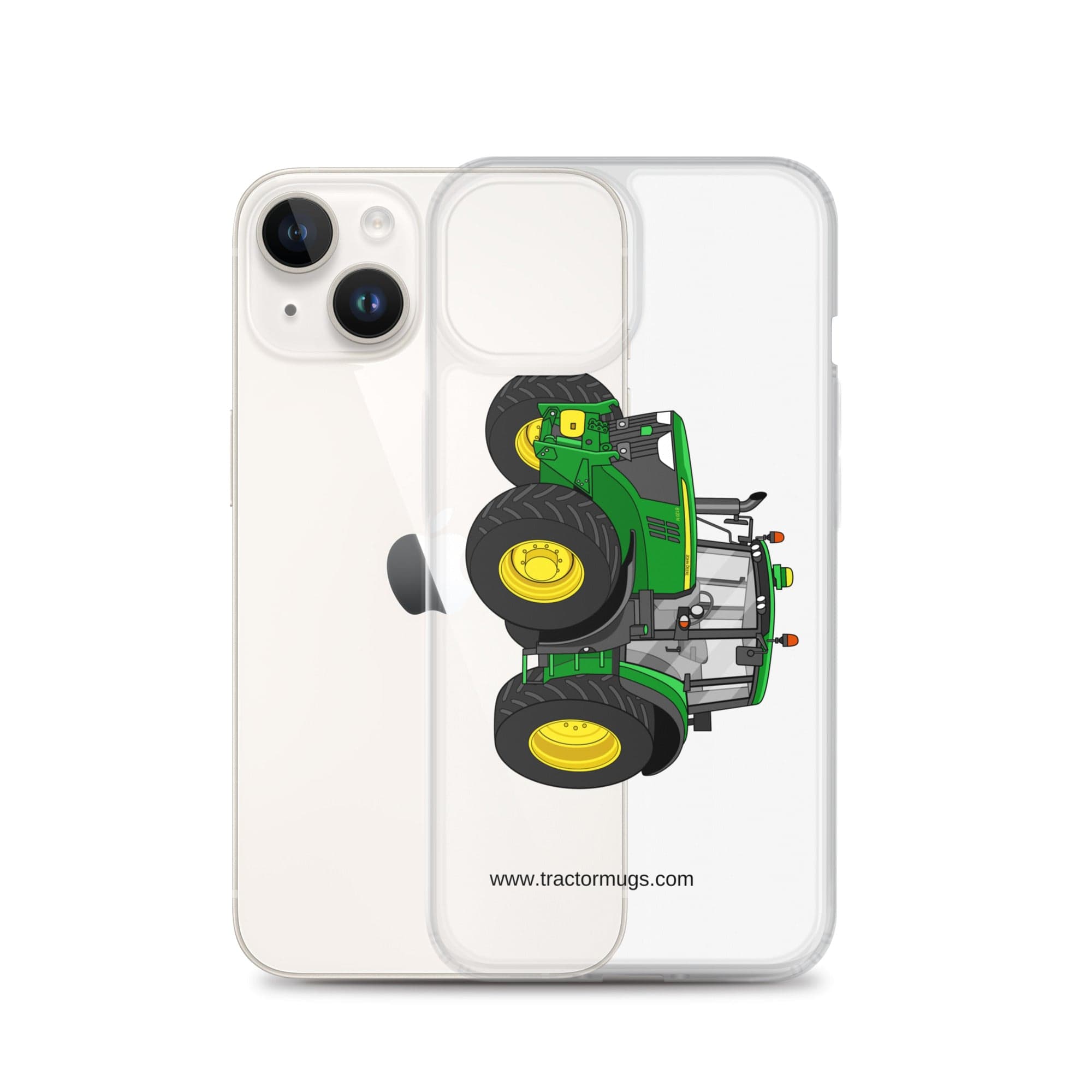 The Tractor Mugs Store John Deere 6120 M | Clear Case for iPhone® Quality Farmers Merch