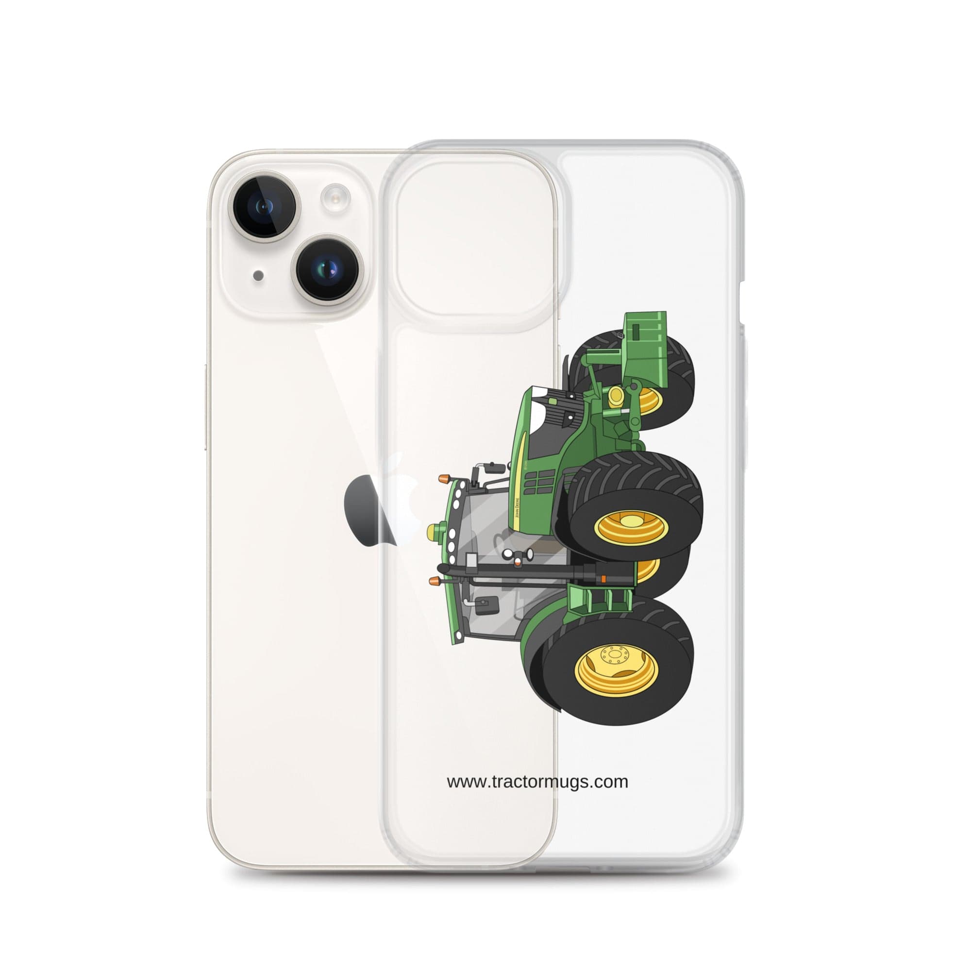 The Tractor Mugs Store John Deere 6125 R | Clear Case for iPhone® Quality Farmers Merch