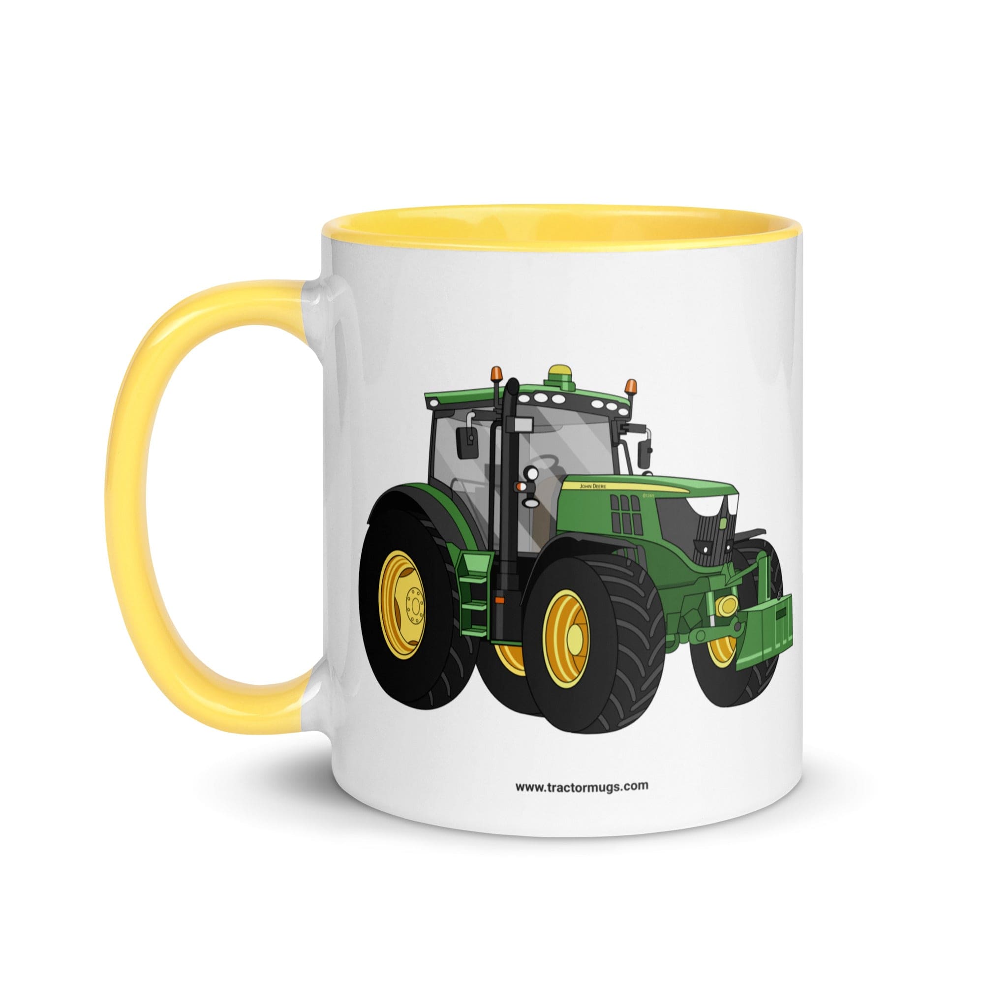 The Tractor Mugs Store John Deere 6125 R | Mug with Color Inside Quality Farmers Merch
