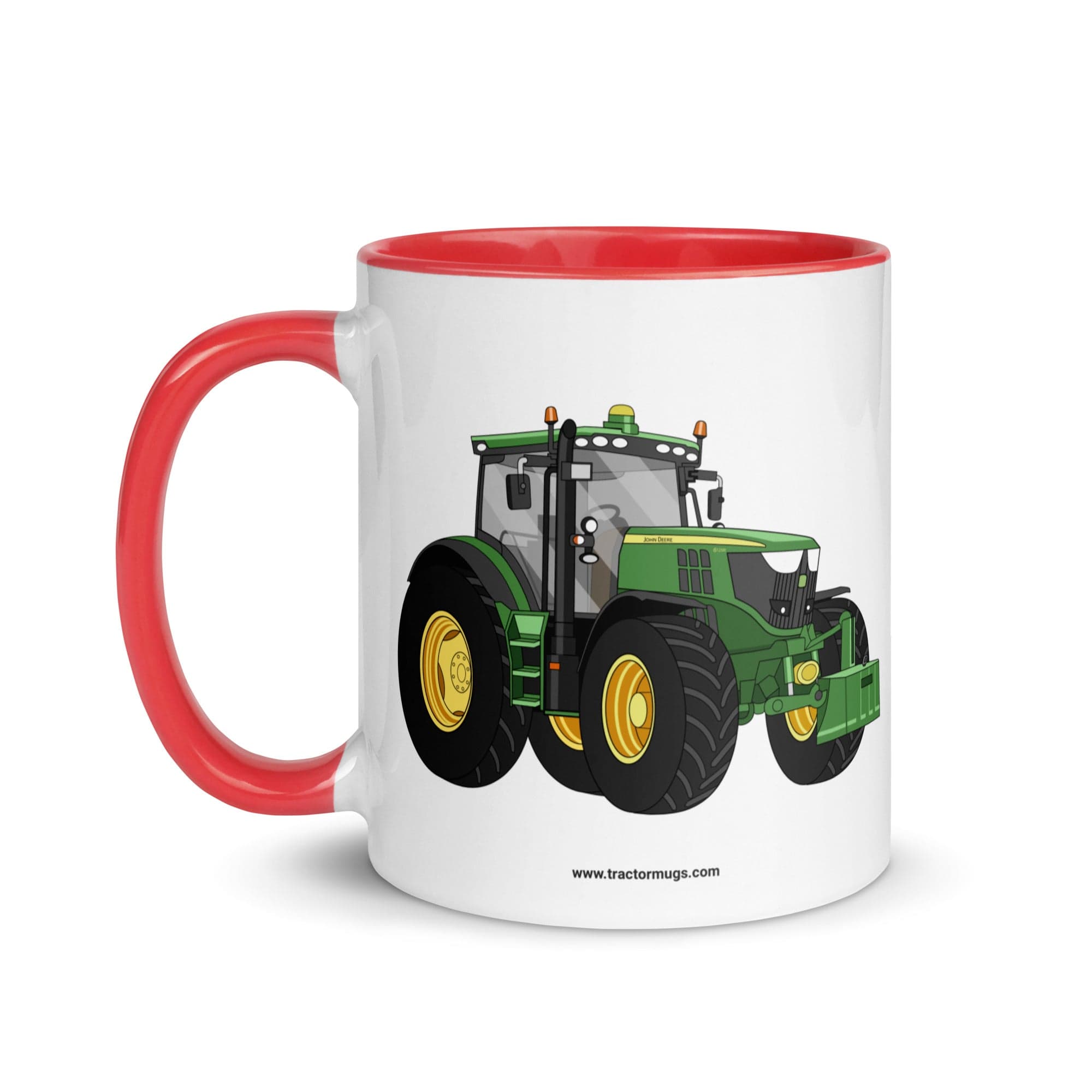 The Tractor Mugs Store John Deere 6125 R | Mug with Color Inside Quality Farmers Merch