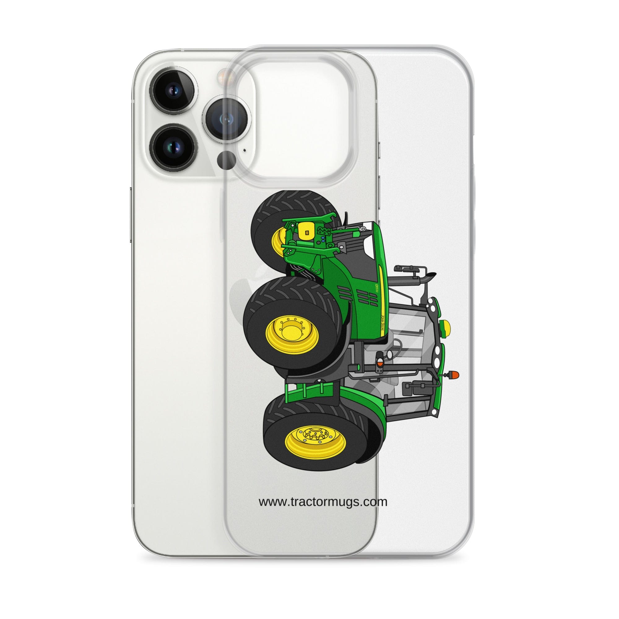 The Tractor Mugs Store John Deere 6155 M | Clear Case for iPhone® Quality Farmers Merch