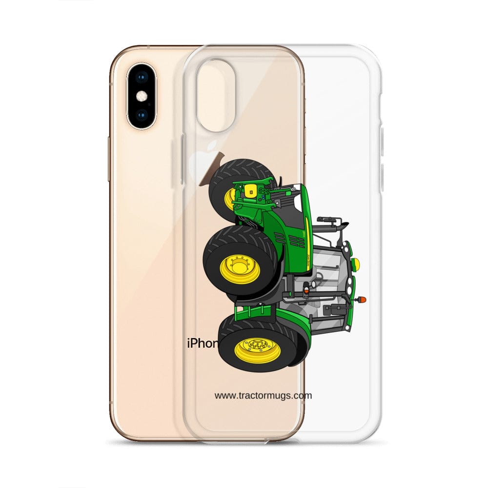 The Tractor Mugs Store John Deere 6155 M | Clear Case for iPhone® Quality Farmers Merch