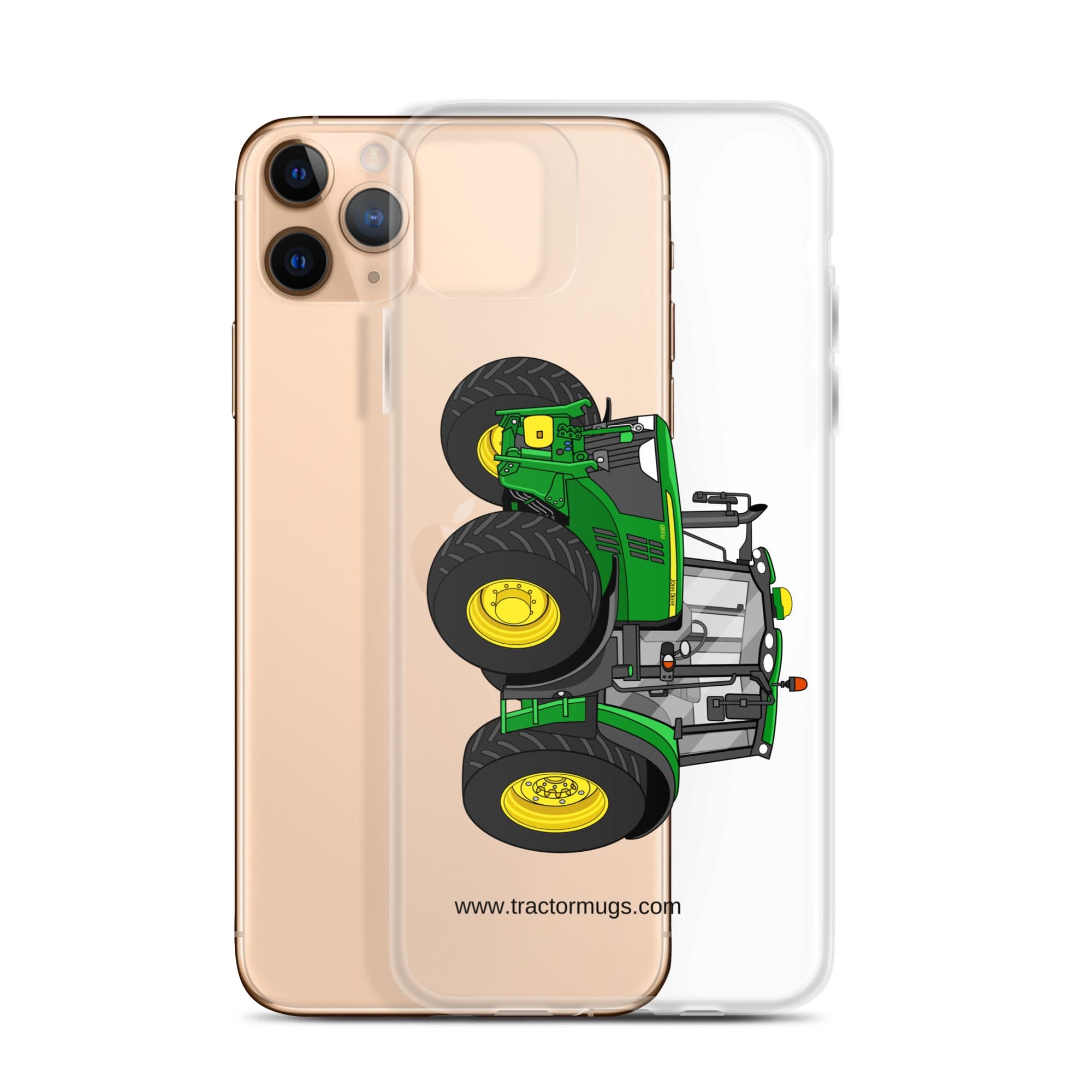 The Tractor Mugs Store John Deere 6155 M | Clear Case for iPhone® Quality Farmers Merch
