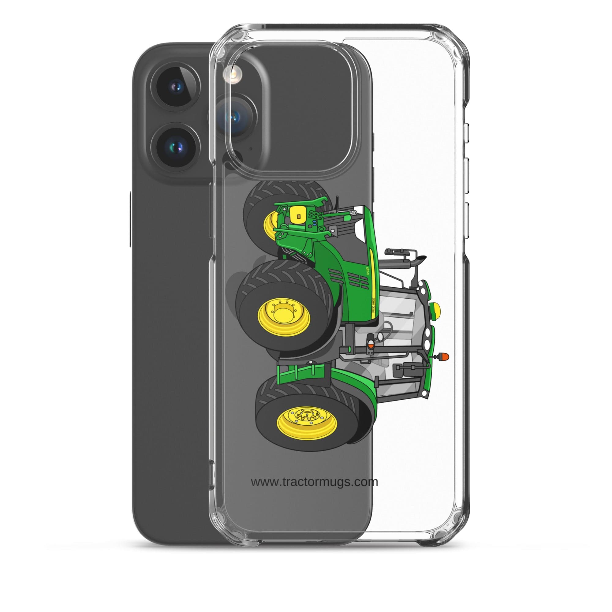 The Tractor Mugs Store John Deere 6155 M | Clear Case for iPhone® Quality Farmers Merch