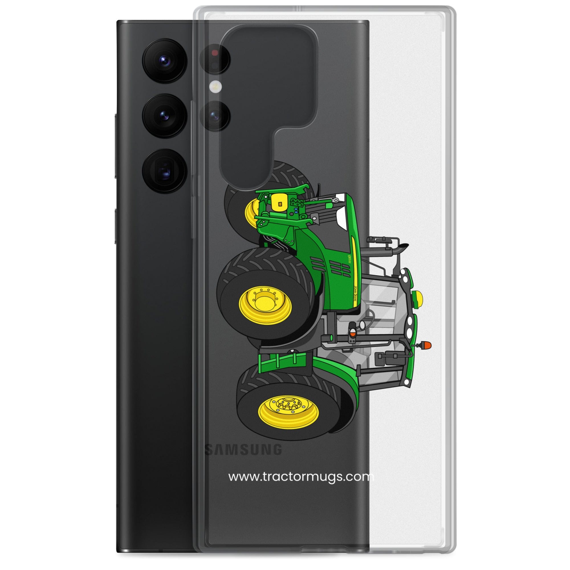 The Tractor Mugs Store John Deere 6155 M | Clear Case for Samsung® Quality Farmers Merch