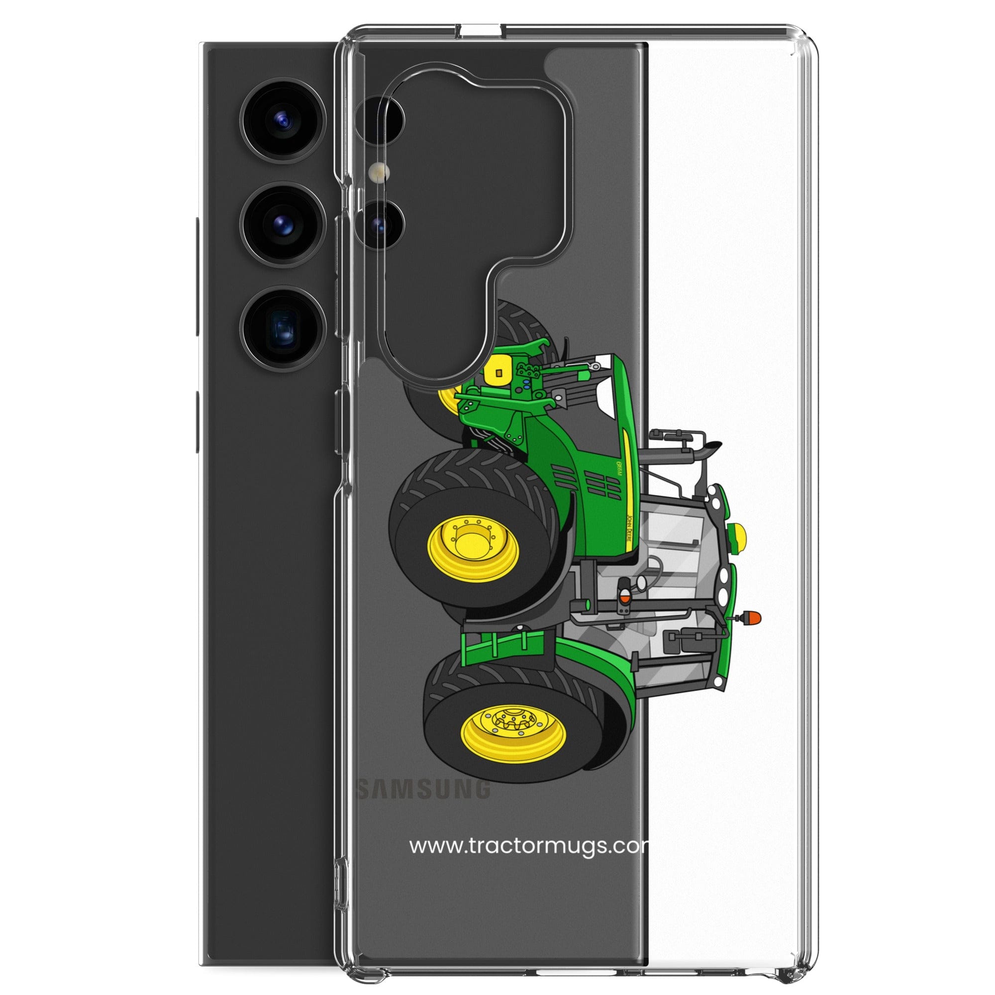 The Tractor Mugs Store John Deere 6155 M | Clear Case for Samsung® Quality Farmers Merch