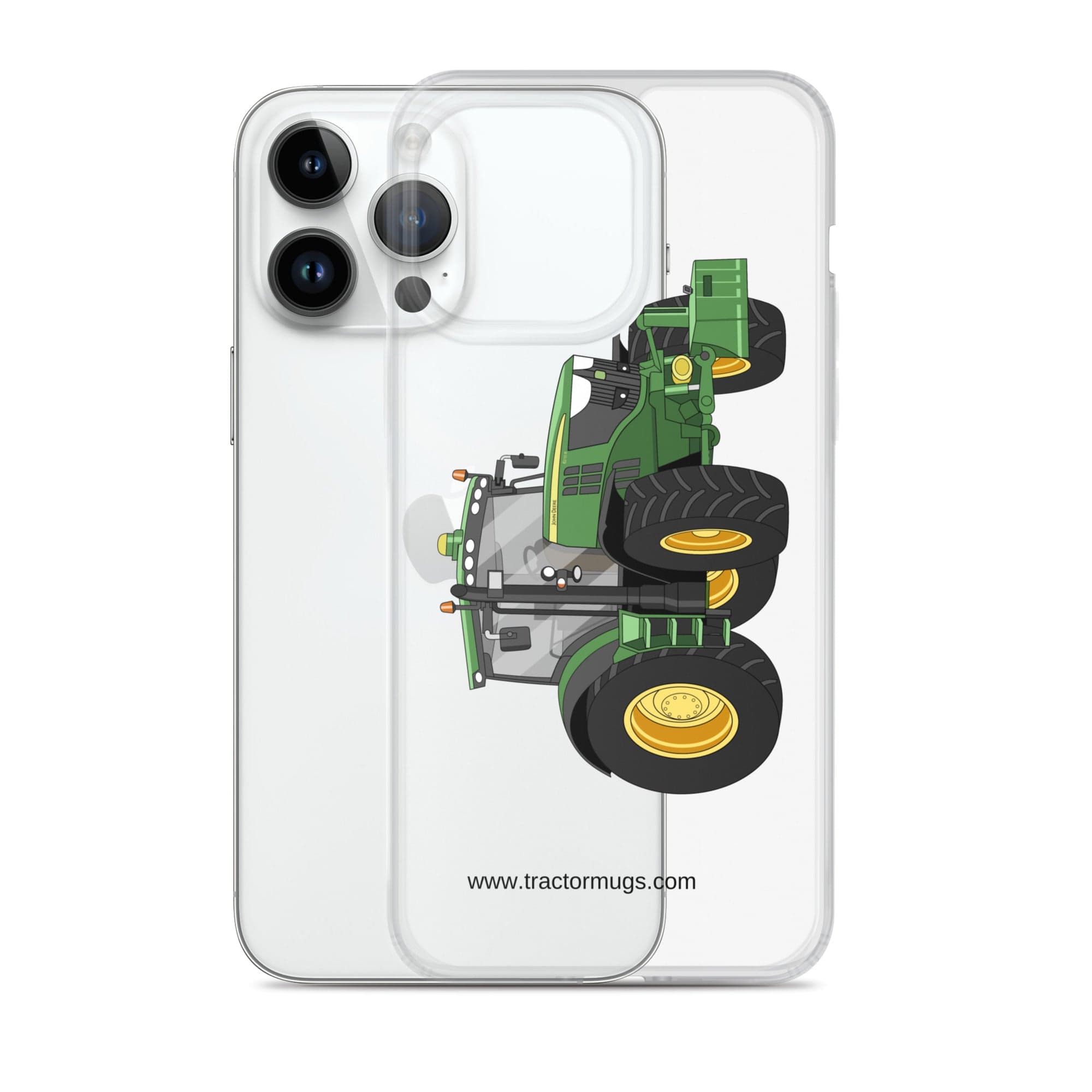 The Tractor Mugs Store John Deere 6210 R | Clear Case for iPhone® Quality Farmers Merch