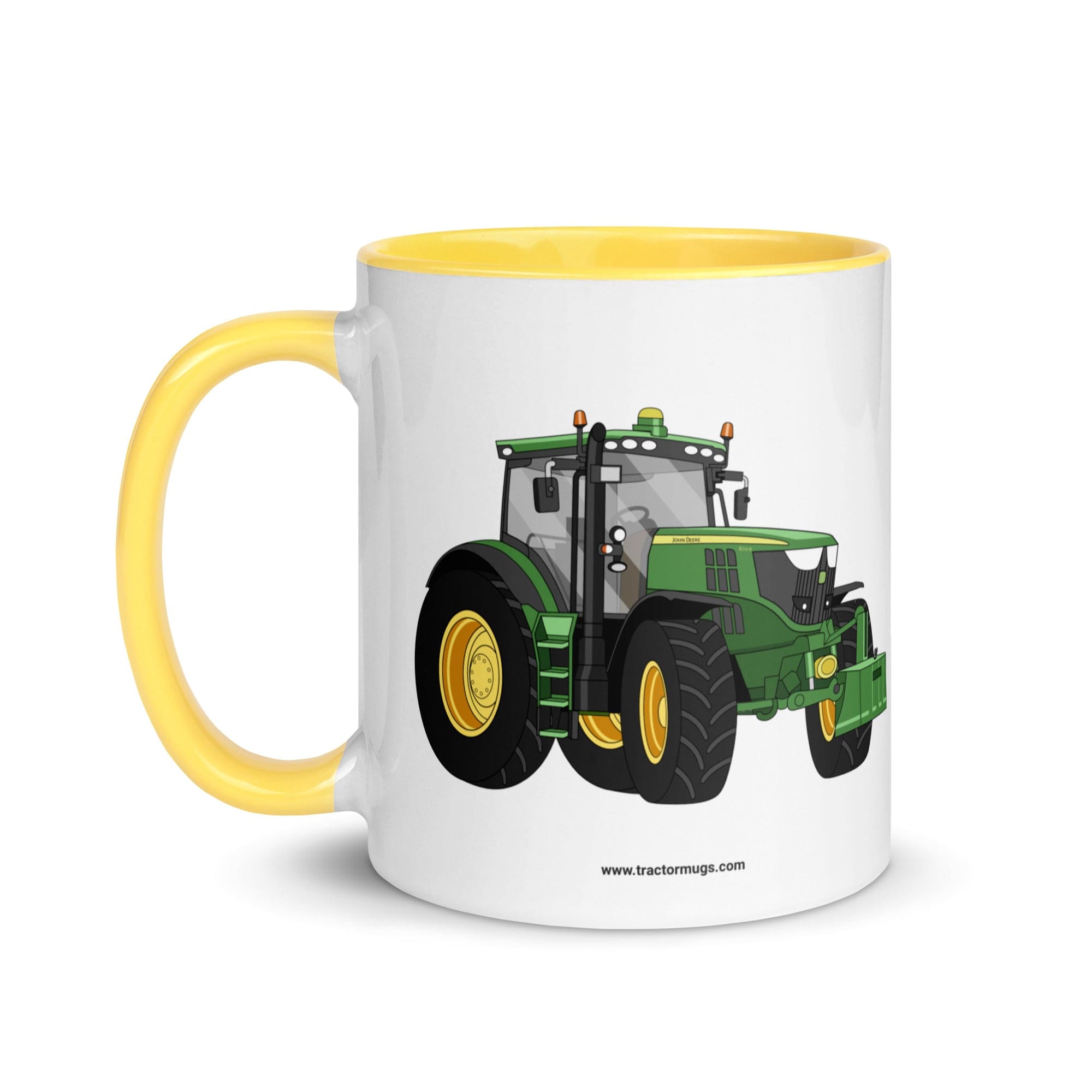 The Tractor Mugs Store John Deere 6210 R | Mug with Color Inside Quality Farmers Merch