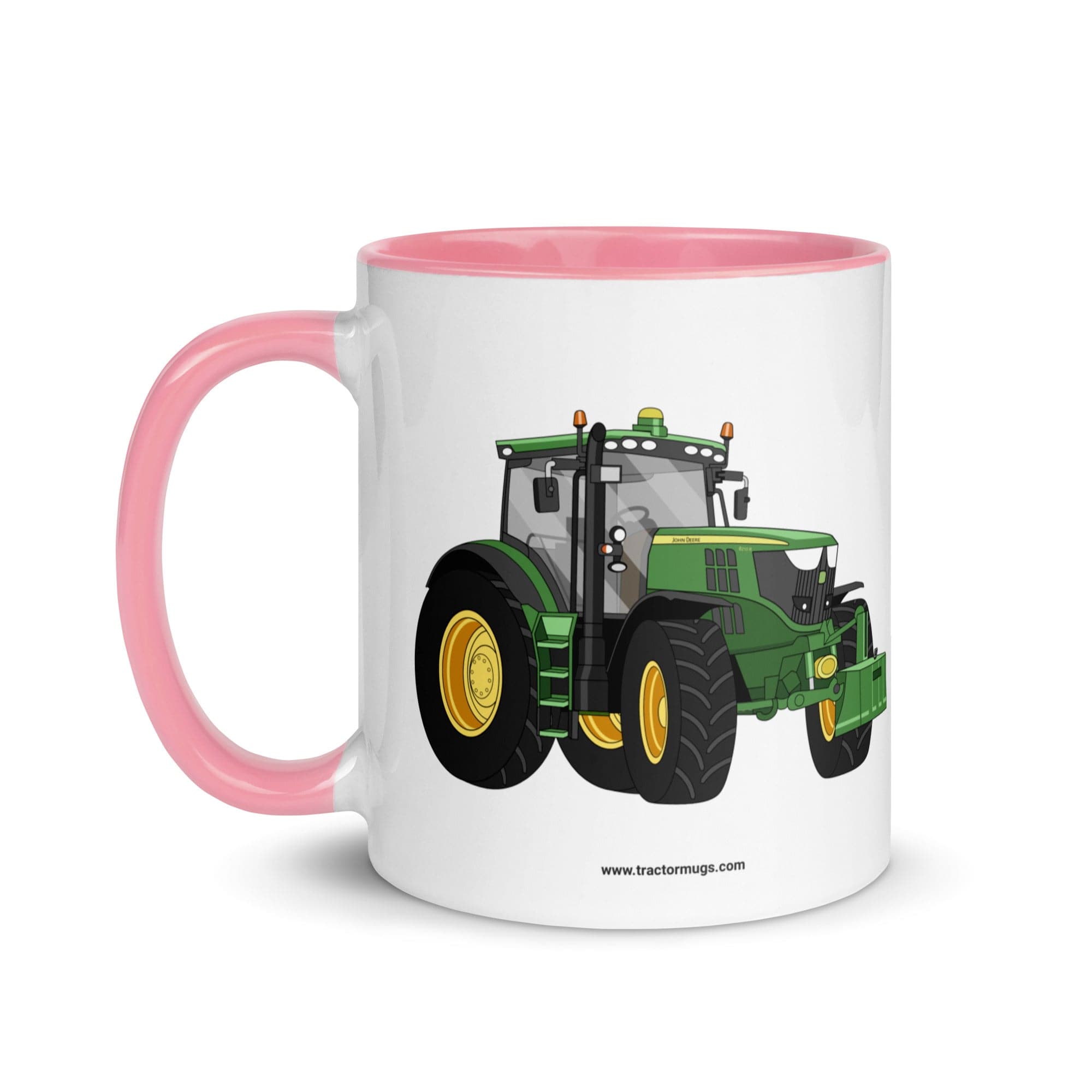 The Tractor Mugs Store John Deere 6210 R | Mug with Color Inside Quality Farmers Merch