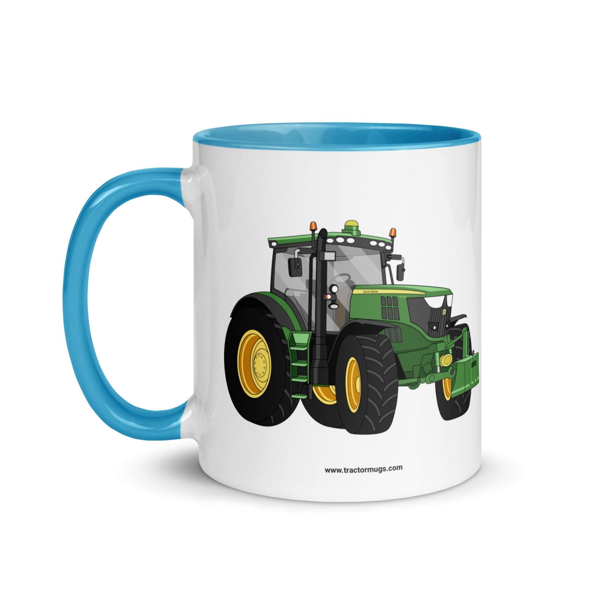 The Tractor Mugs Store John Deere 6210 R | Mug with Color Inside Quality Farmers Merch