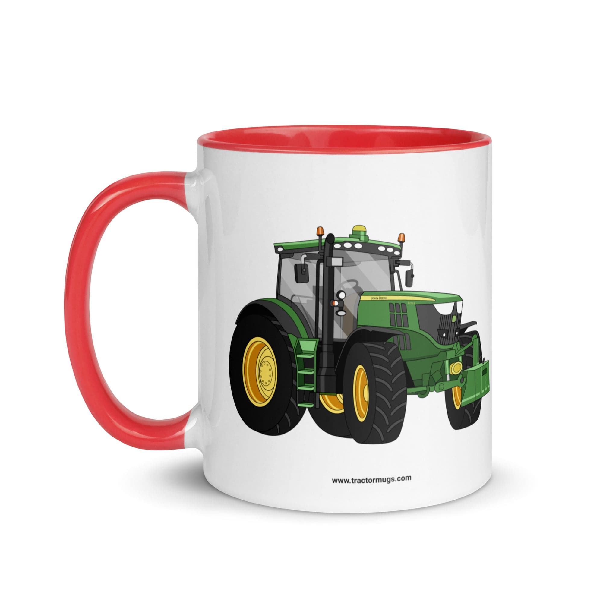 The Tractor Mugs Store John Deere 6210 R | Mug with Color Inside Quality Farmers Merch