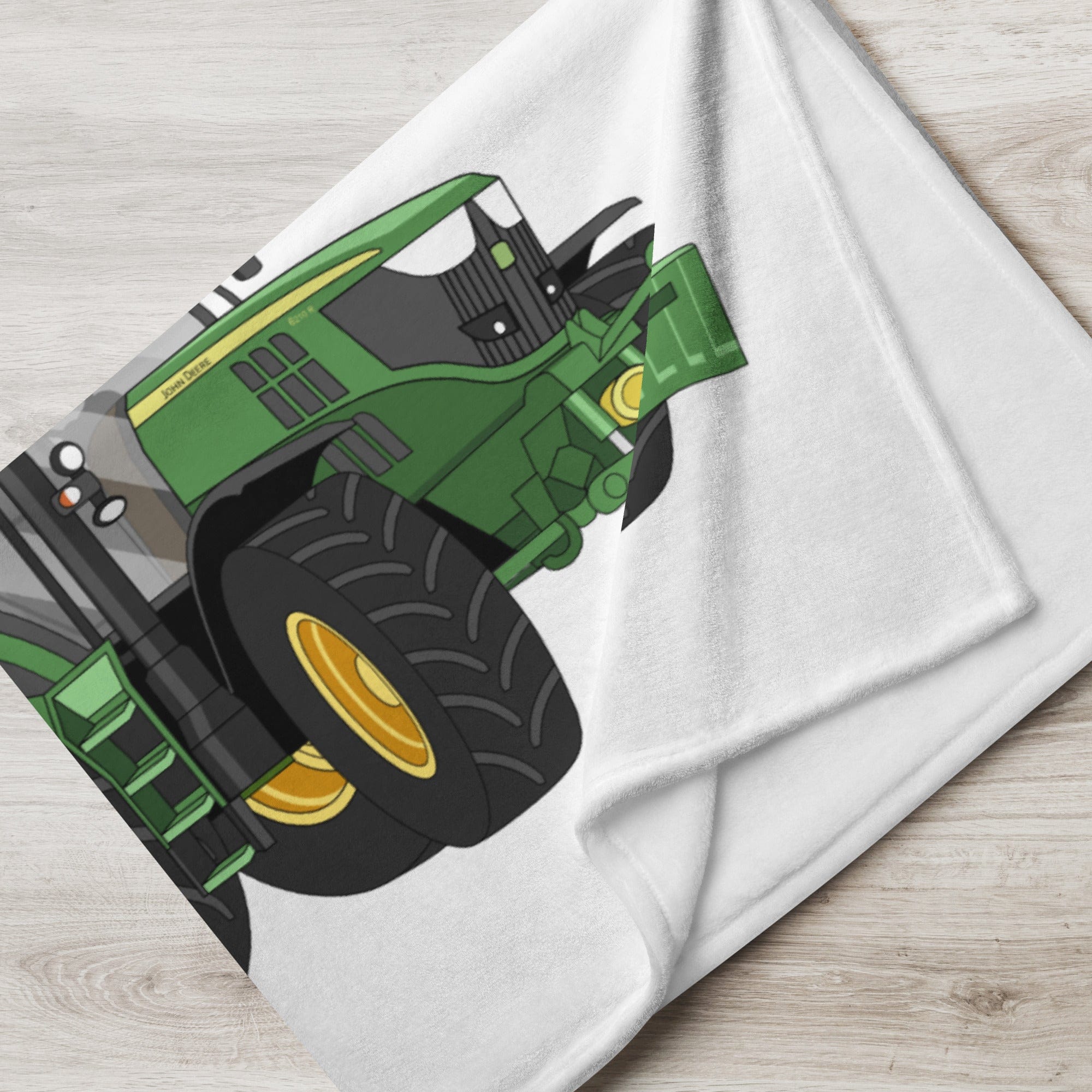 The Tractor Mugs Store John Deere 6210 R | Throw Blanket Quality Farmers Merch