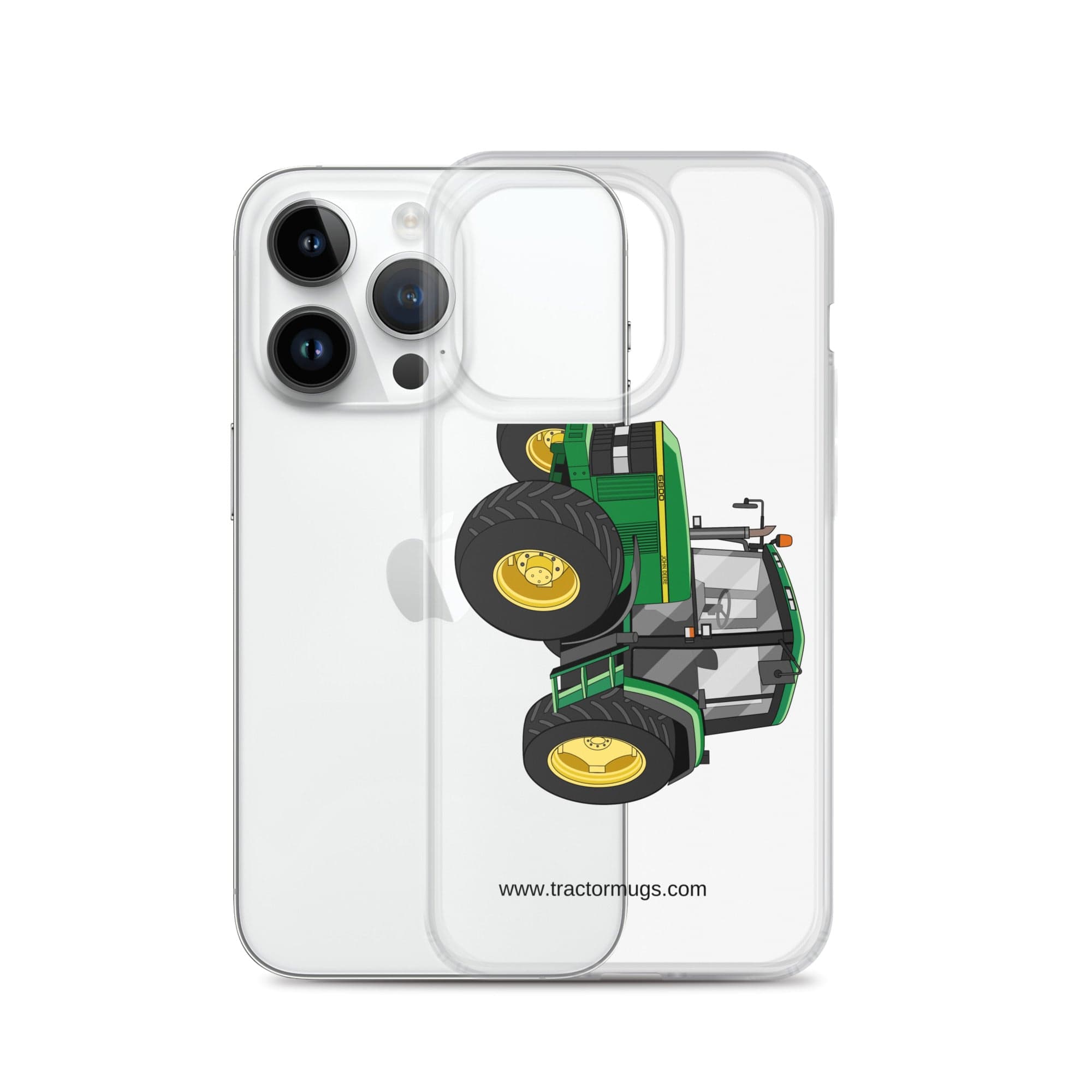 The Tractor Mugs Store John Deere 6800 | Clear Case for iPhone® Quality Farmers Merch