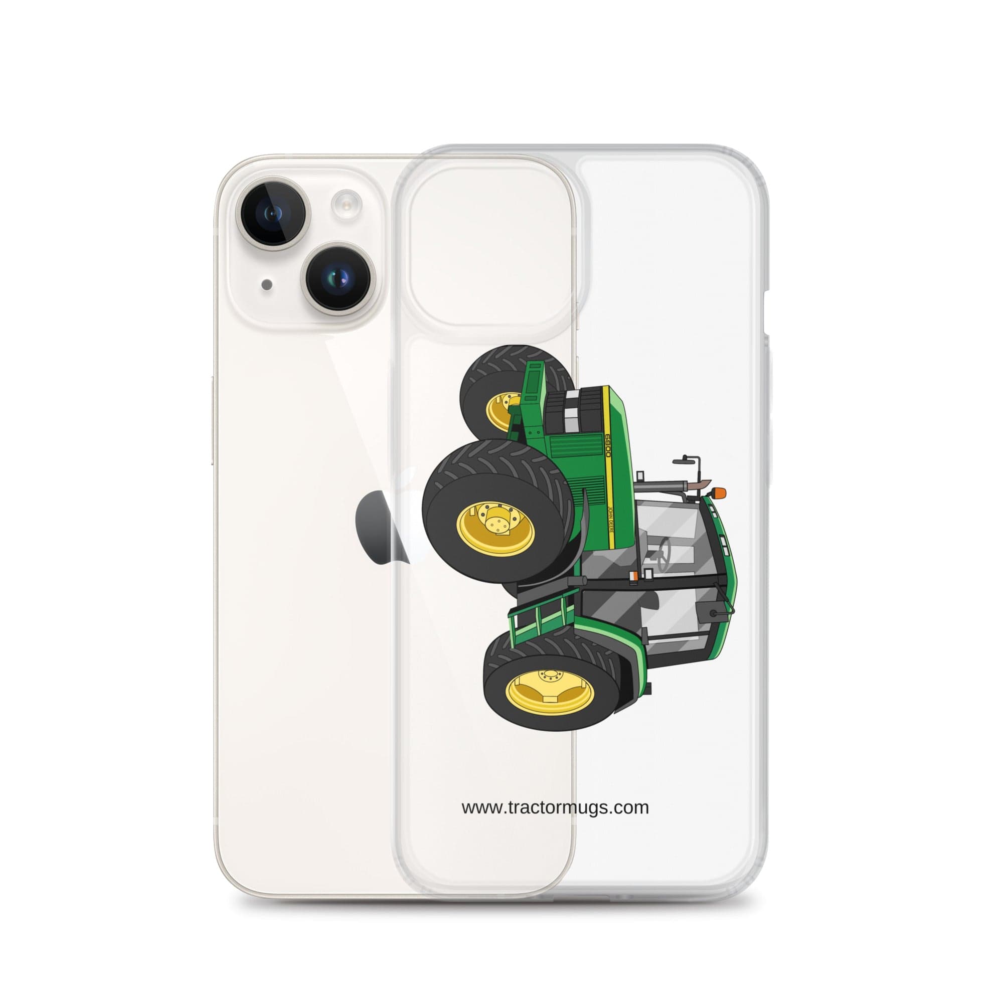 The Tractor Mugs Store John Deere 6800 | Clear Case for iPhone® Quality Farmers Merch