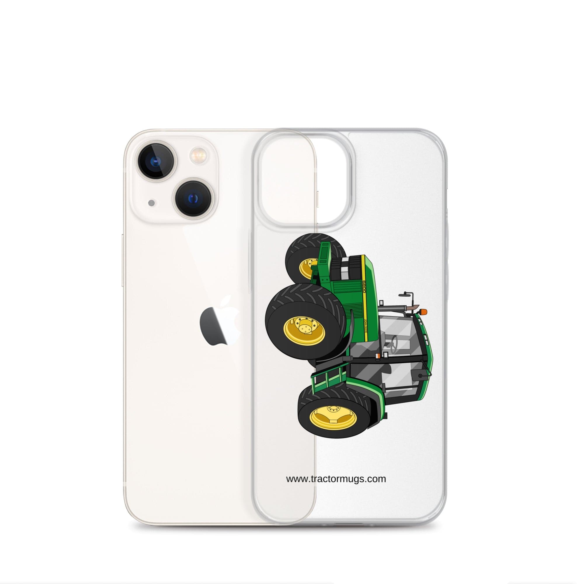 The Tractor Mugs Store John Deere 6800 | Clear Case for iPhone® Quality Farmers Merch