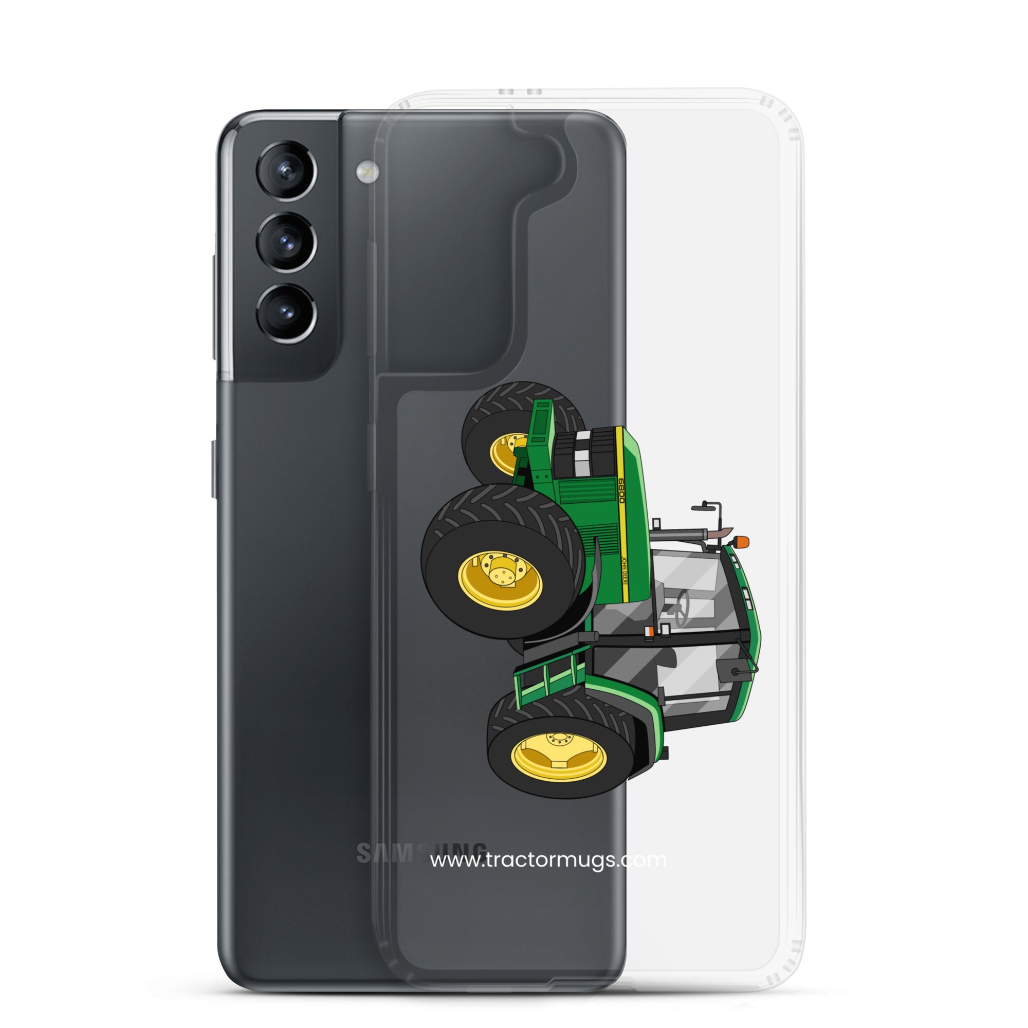 The Tractor Mugs Store John Deere 6800 | Clear Case for Samsung® Quality Farmers Merch