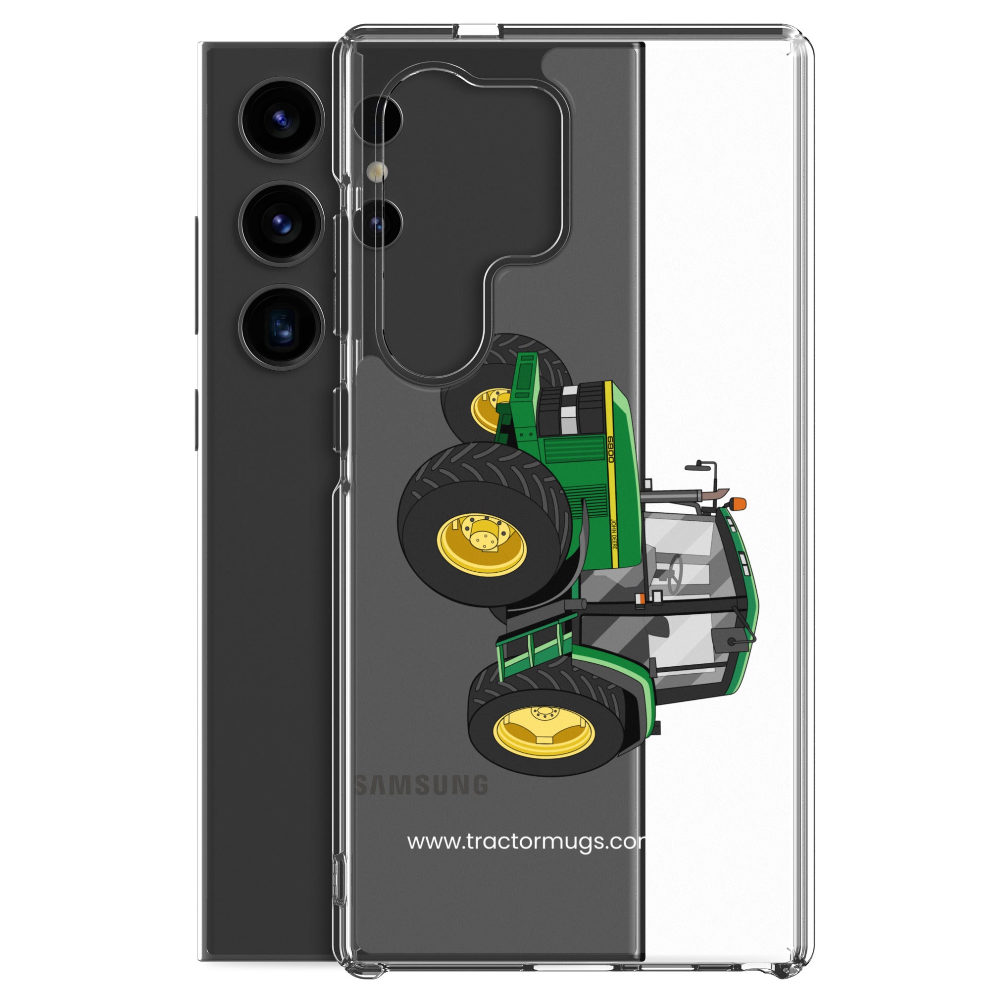 The Tractor Mugs Store John Deere 6800 | Clear Case for Samsung® Quality Farmers Merch
