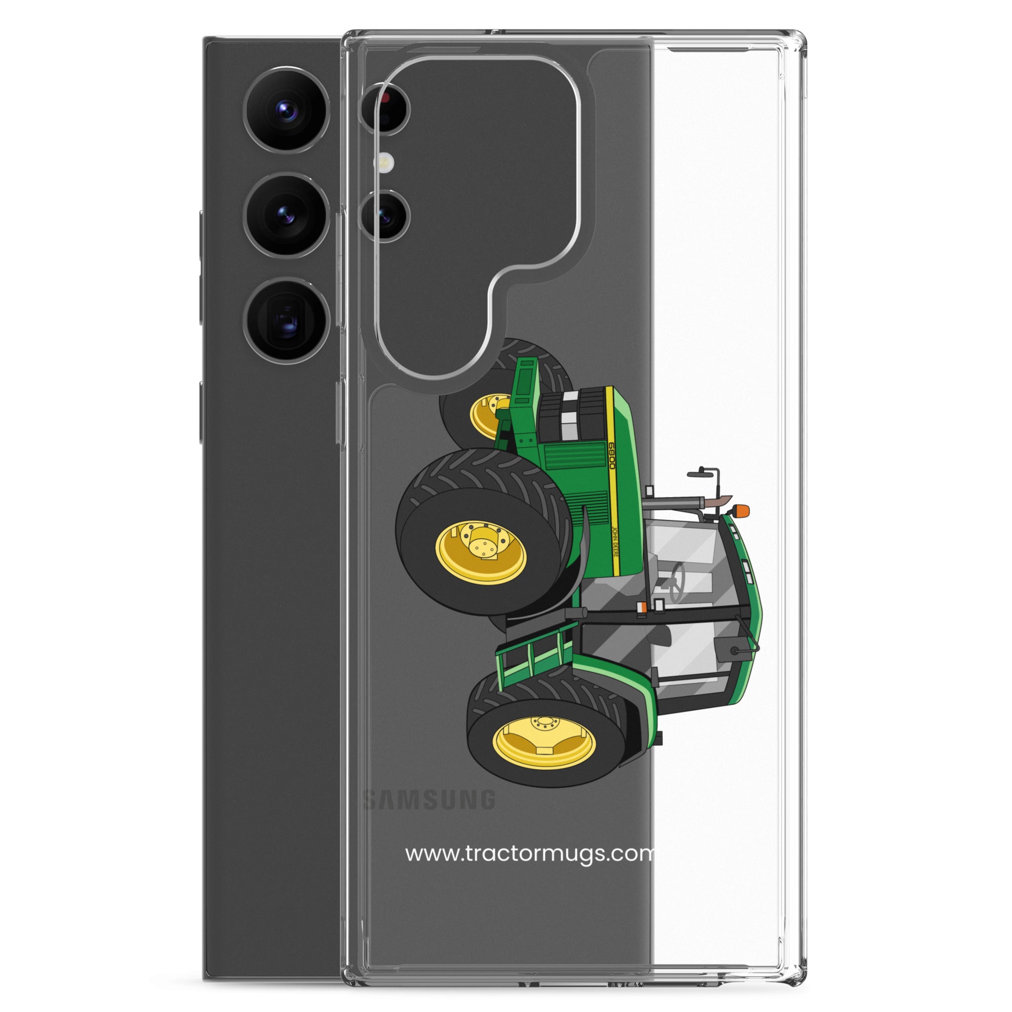 The Tractor Mugs Store John Deere 6800 | Clear Case for Samsung® Quality Farmers Merch