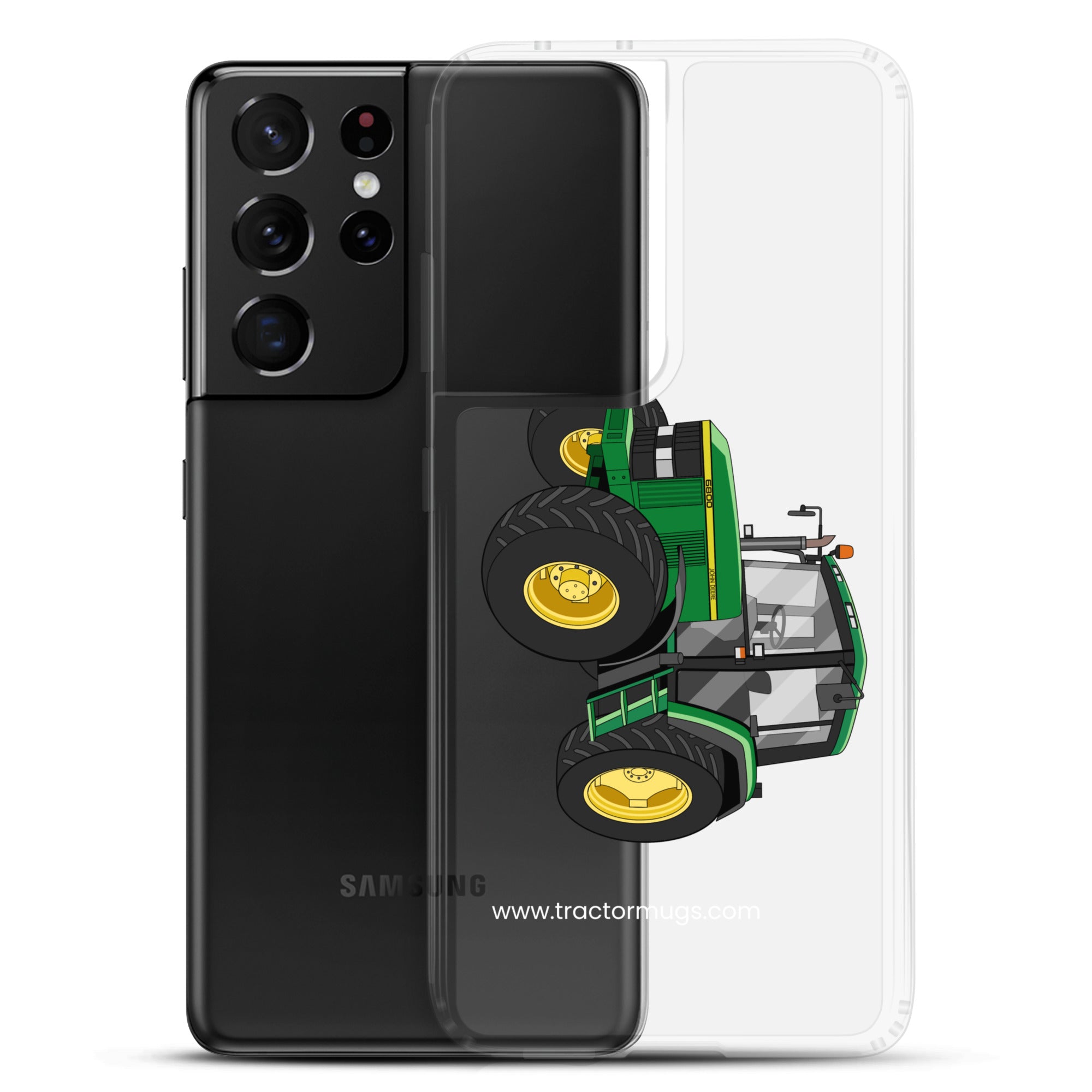 The Tractor Mugs Store John Deere 6800 | Clear Case for Samsung® Quality Farmers Merch