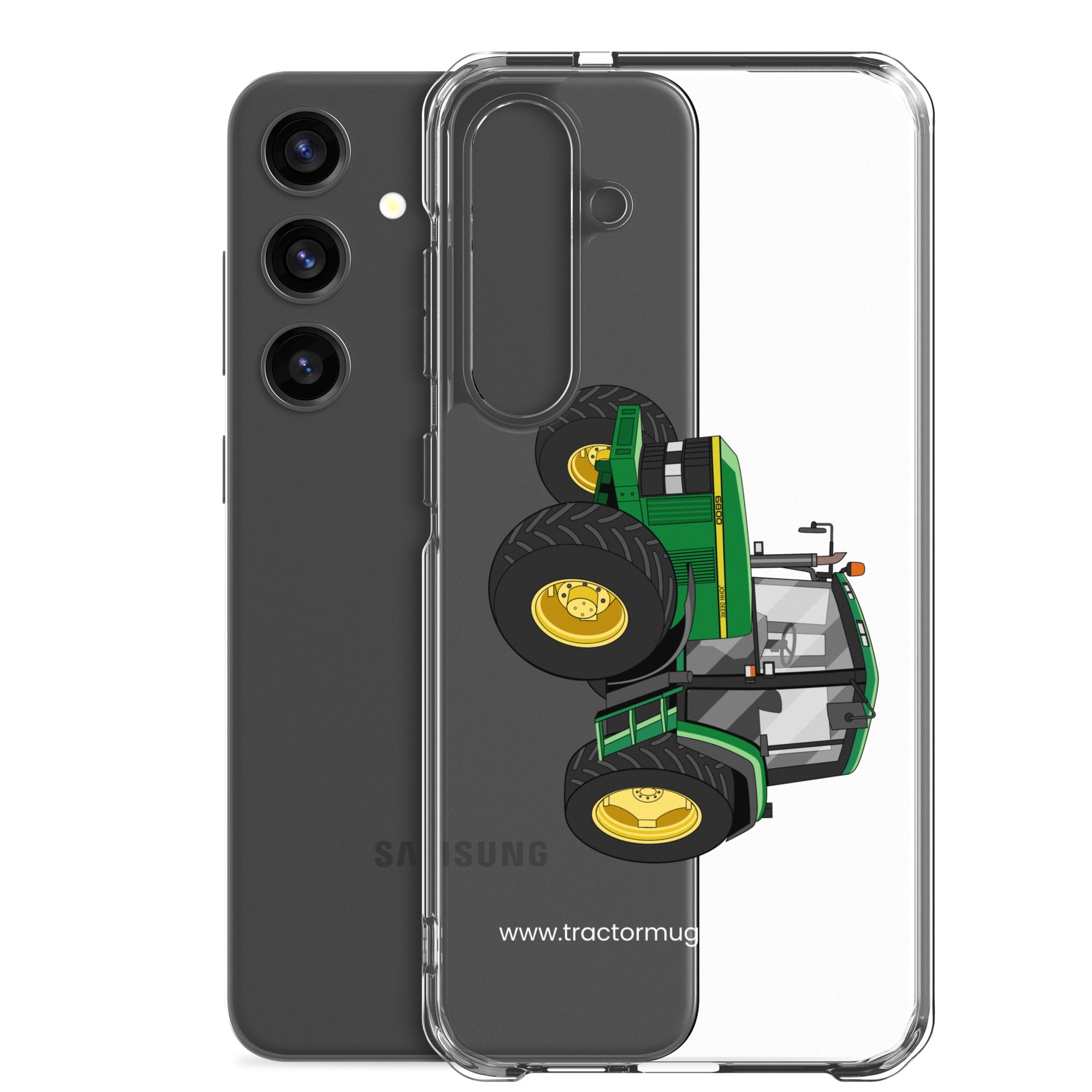 The Tractor Mugs Store John Deere 6800 | Clear Case for Samsung® Quality Farmers Merch