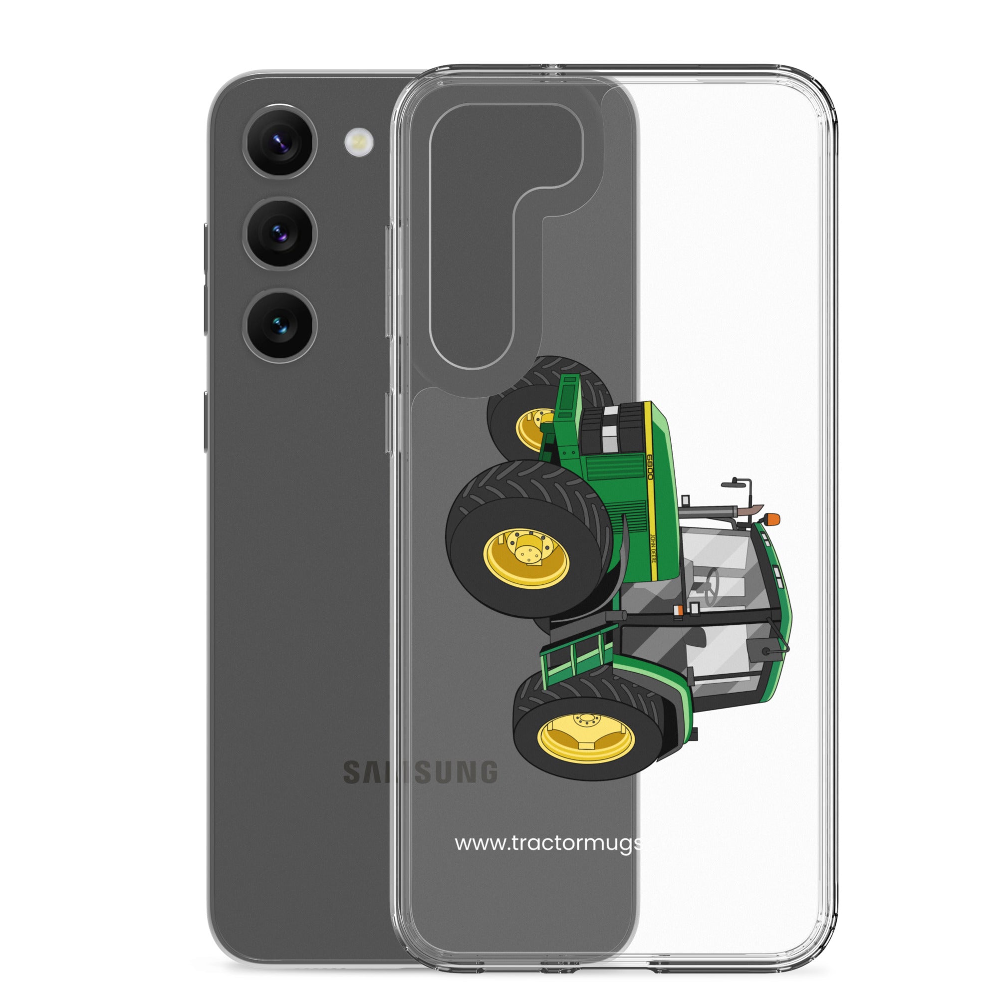 The Tractor Mugs Store John Deere 6800 | Clear Case for Samsung® Quality Farmers Merch