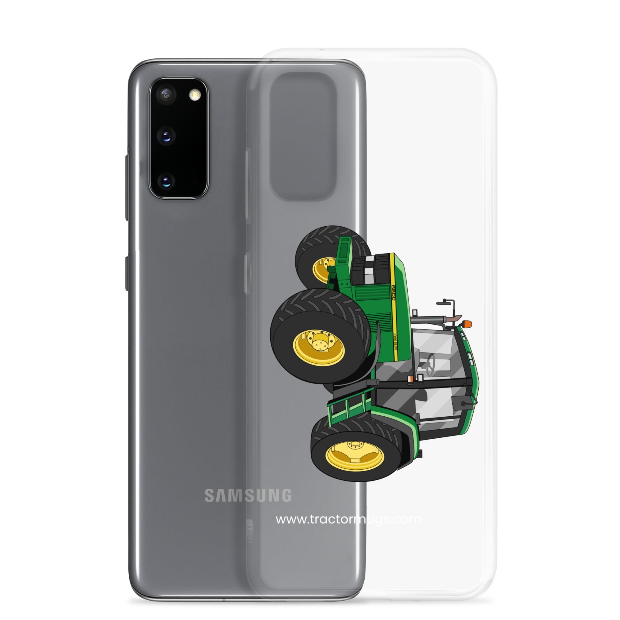 The Tractor Mugs Store John Deere 6800 | Clear Case for Samsung® Quality Farmers Merch