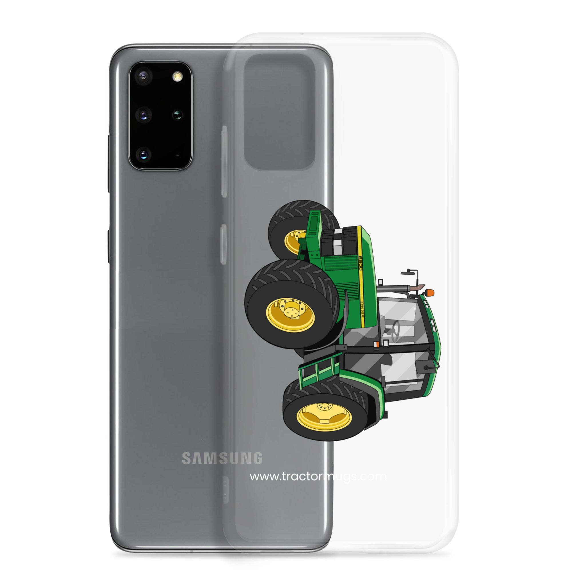 The Tractor Mugs Store John Deere 6800 | Clear Case for Samsung® Quality Farmers Merch