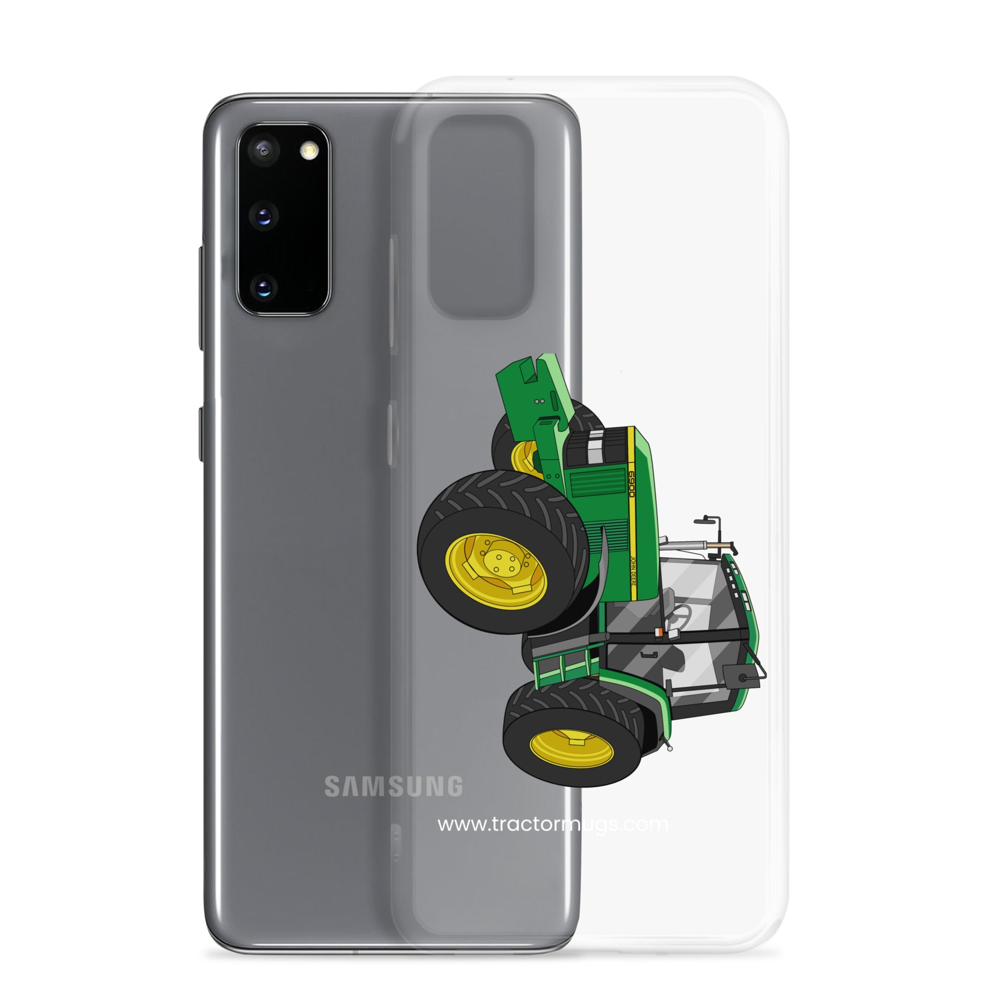 The Tractor Mugs Store John Deere 6900 | Clear Case for Samsung® Quality Farmers Merch