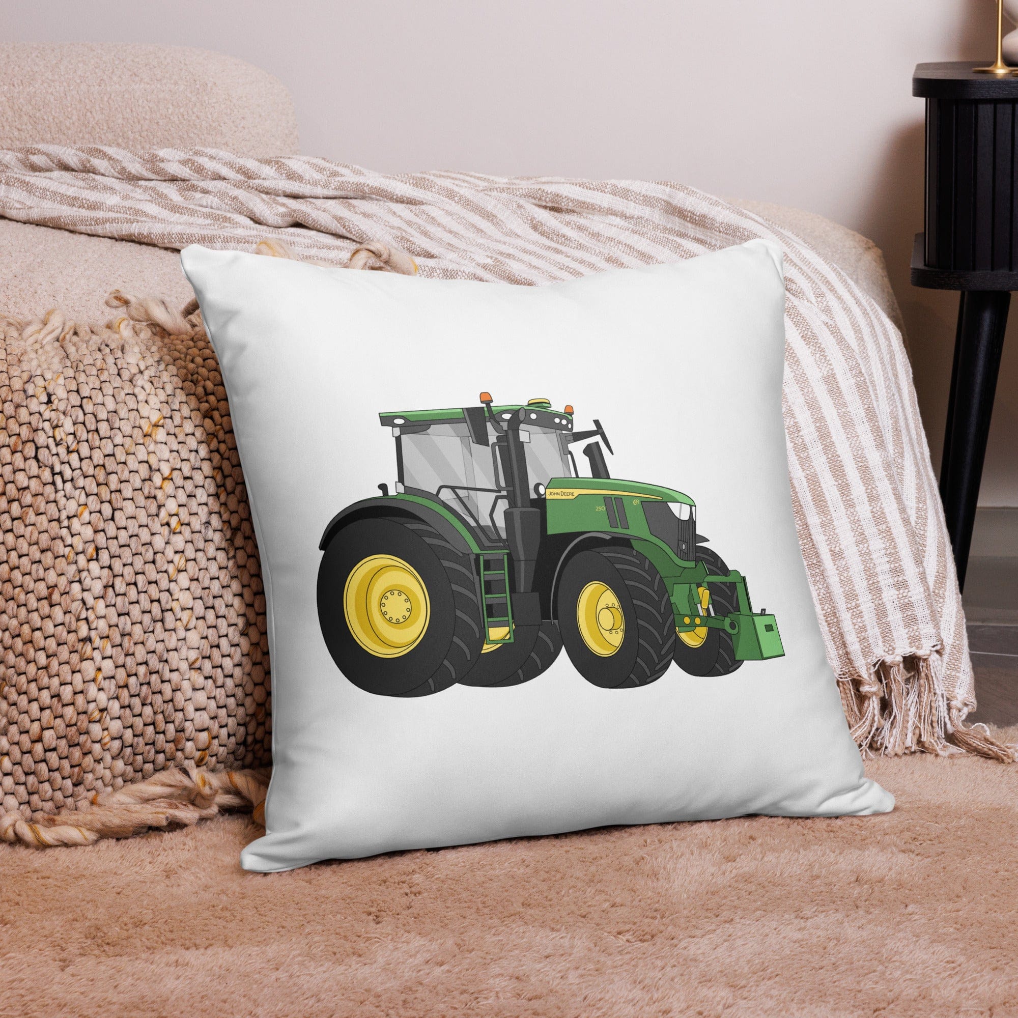 The Tractor Mugs Store John Deere 6R | Pillow Case Quality Farmers Merch