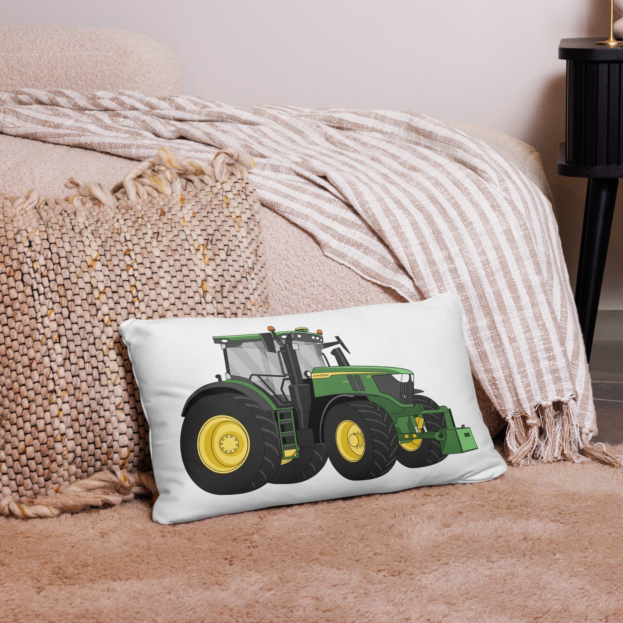The Tractor Mugs Store John Deere 6R | Pillow Case Quality Farmers Merch