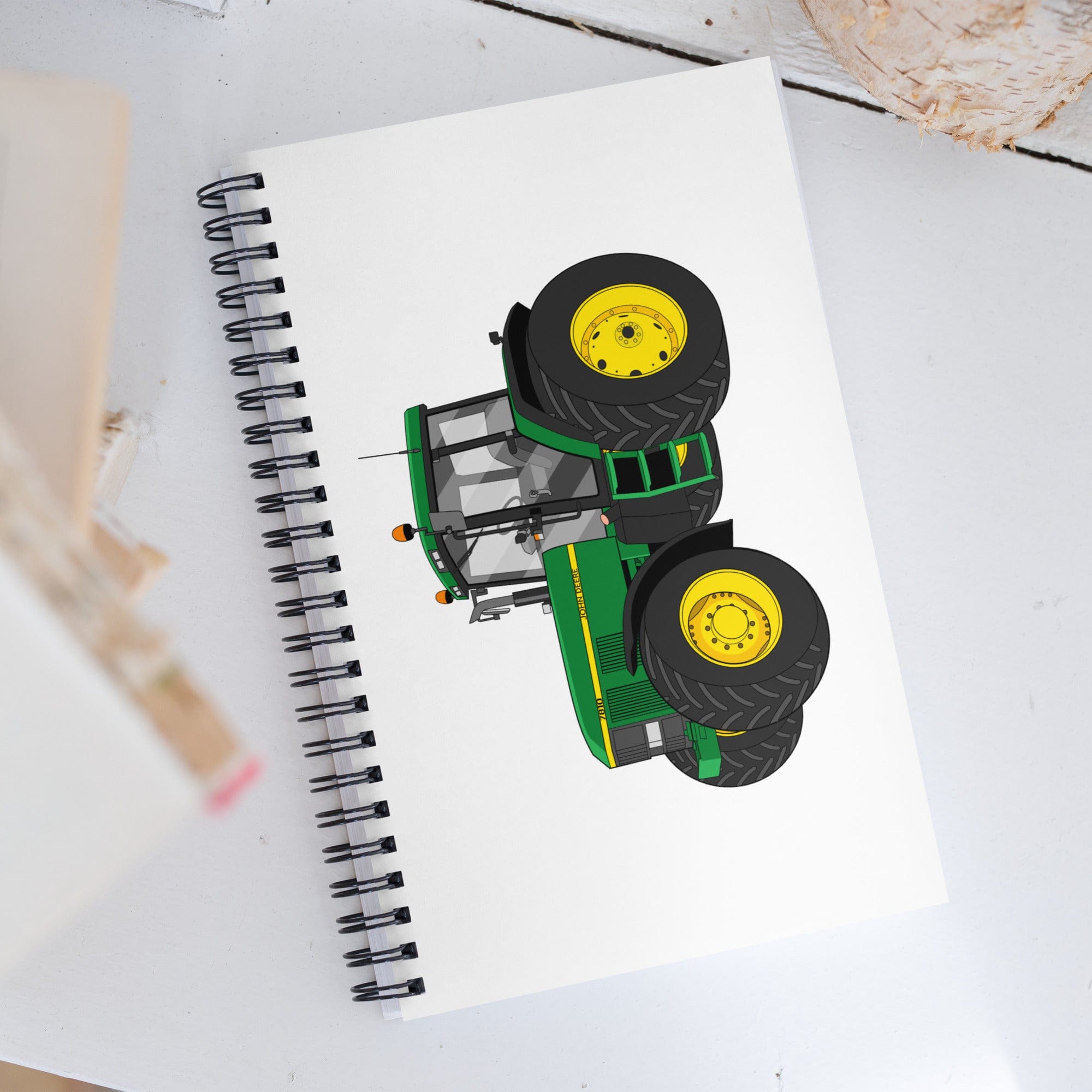 The Tractor Mugs Store John Deere 7810 | Spiral notebook Quality Farmers Merch