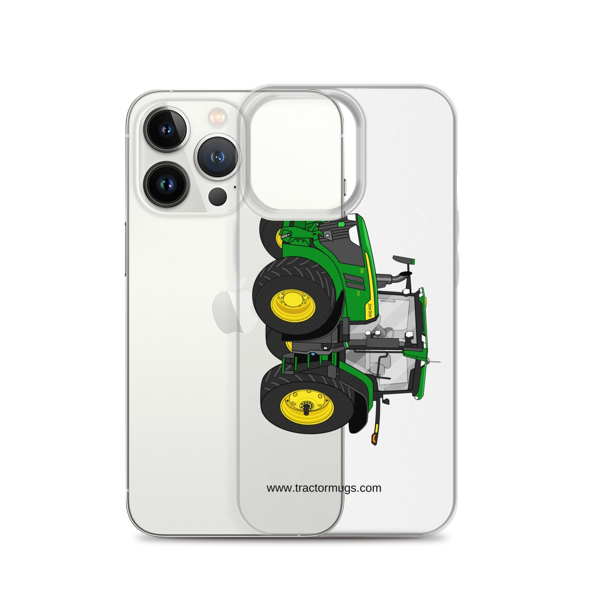The Tractor Mugs Store John Deere 7R 350 Aut Power | Clear Case for iPhone® Quality Farmers Merch