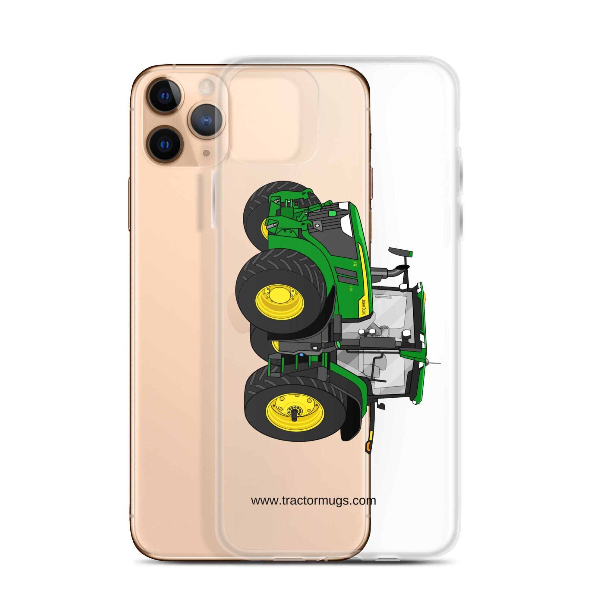 The Tractor Mugs Store John Deere 7R 350 Aut Power | Clear Case for iPhone® Quality Farmers Merch