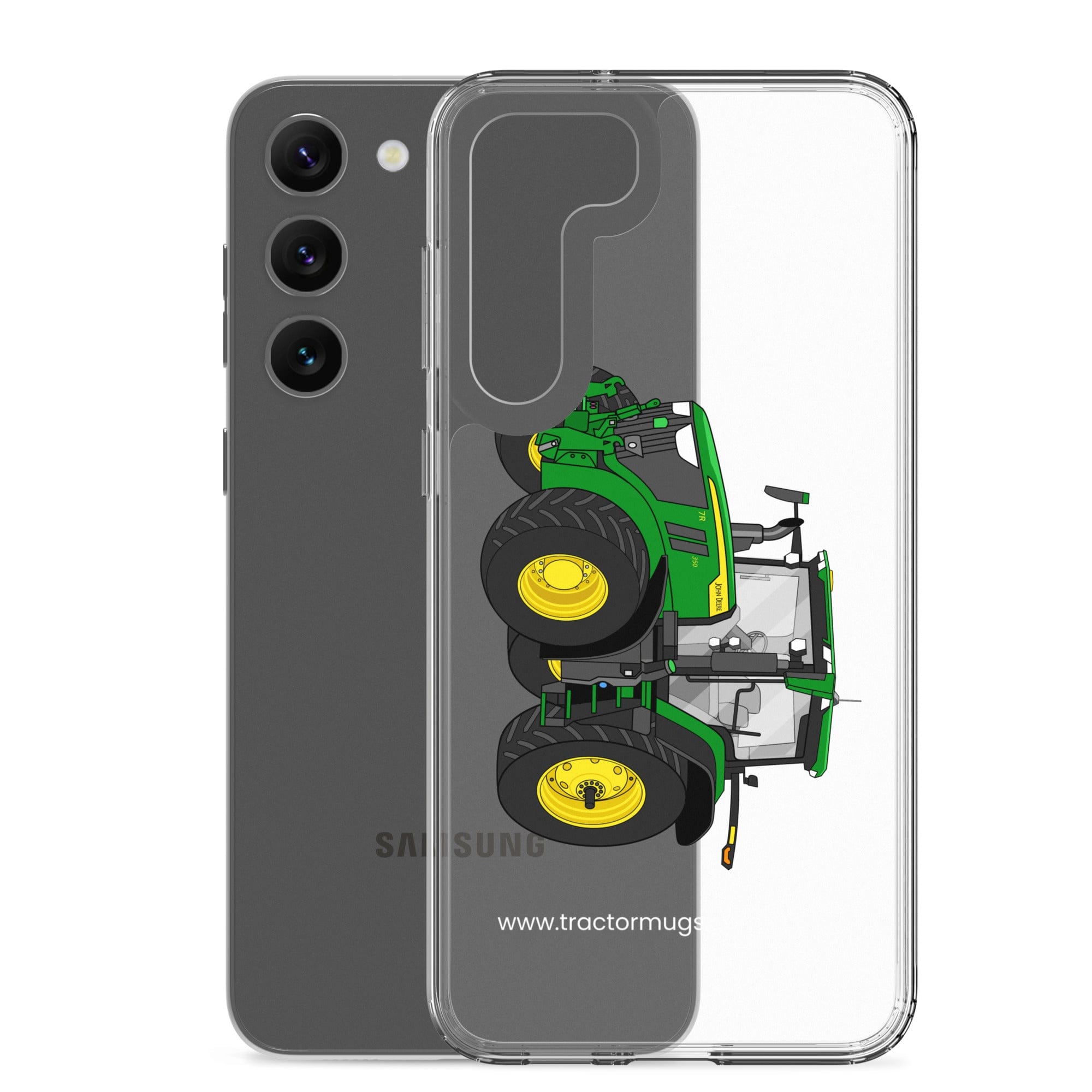 The Tractor Mugs Store John Deere 7R 350 Auto Power | Clear Case for Samsung® Quality Farmers Merch