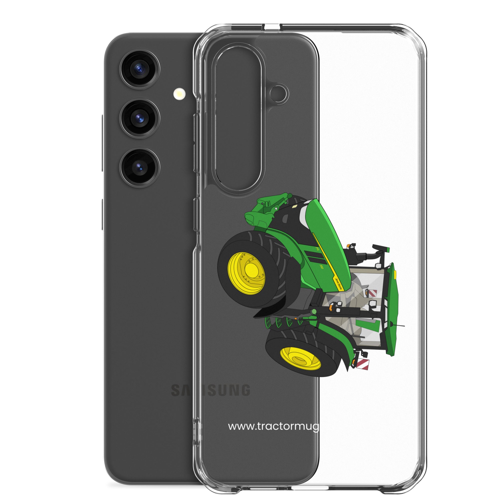The Tractor Mugs Store John Deere 7R 350 auto power | Clear Case for Samsung® Quality Farmers Merch