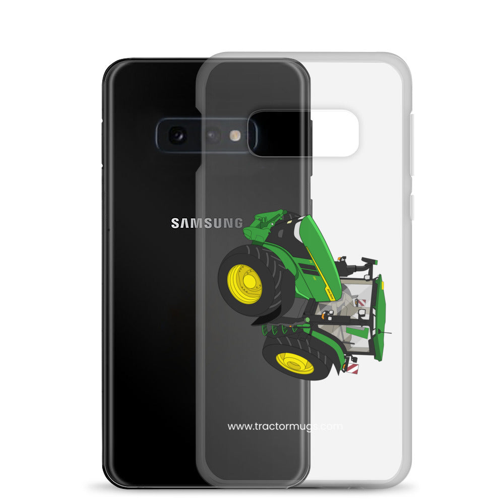 The Tractor Mugs Store John Deere 7R 350 auto power | Clear Case for Samsung® Quality Farmers Merch