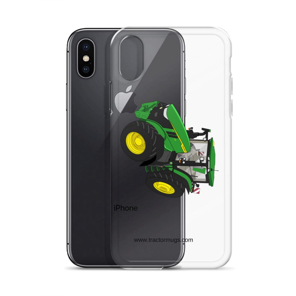 The Tractor Mugs Store John Deere 7R 350 auto powr | Clear Case for iPhone® Quality Farmers Merch