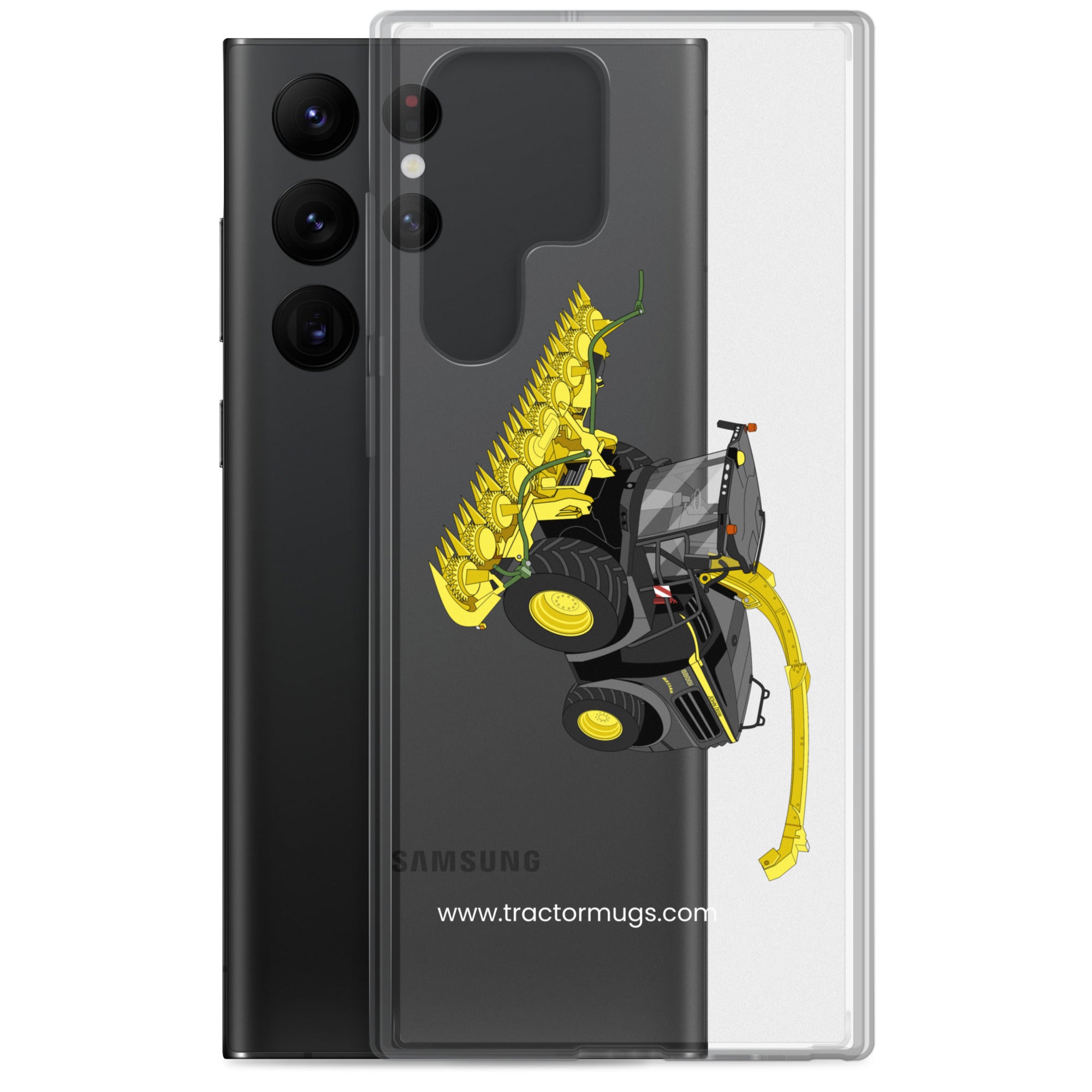 The Tractor Mugs Store John Deere 8800 Black Beauty Silage Harvester | Clear Case for Samsung® Quality Farmers Merch